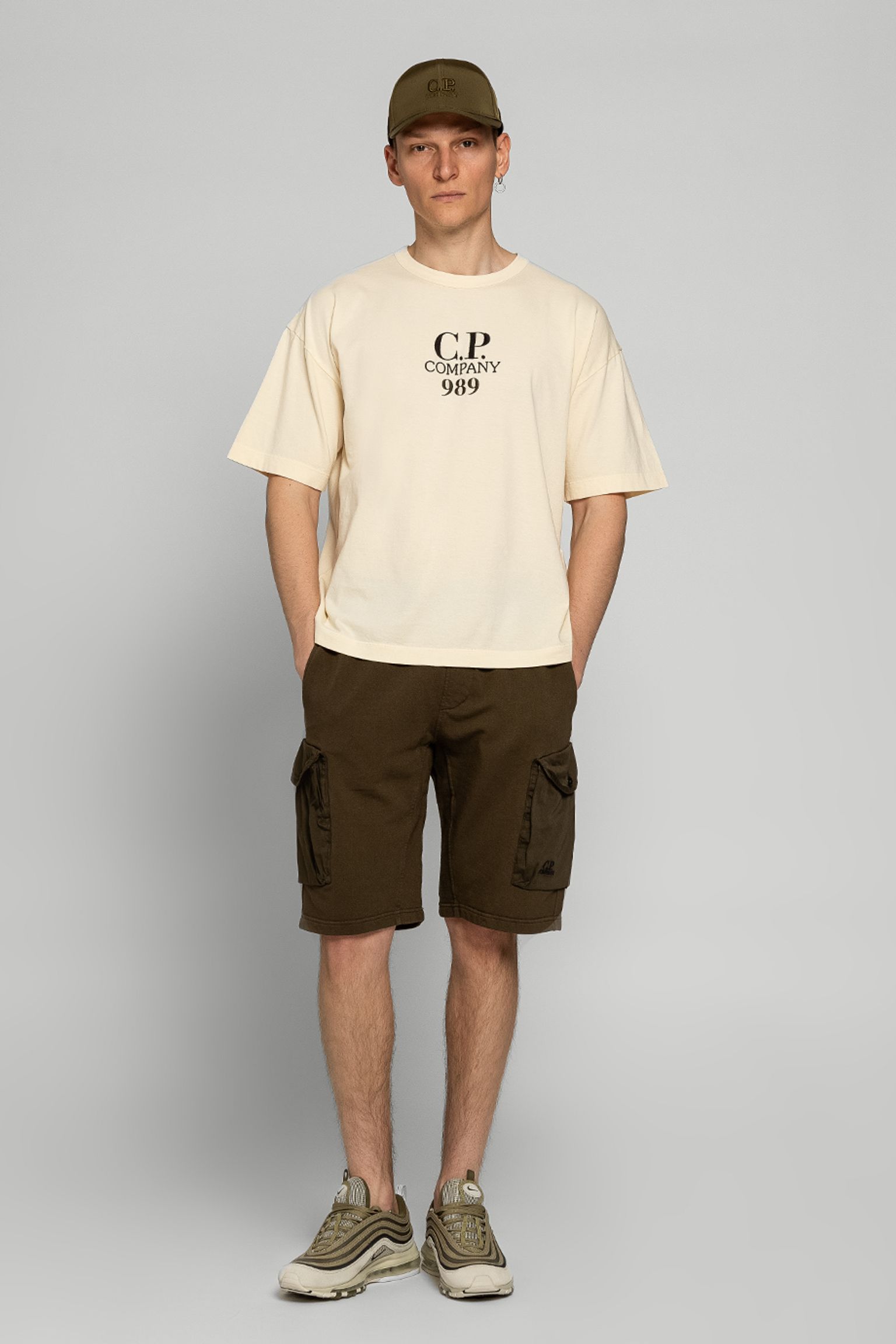 Шорты C.P. Company COTTON FLEECE CARGO SHORTS