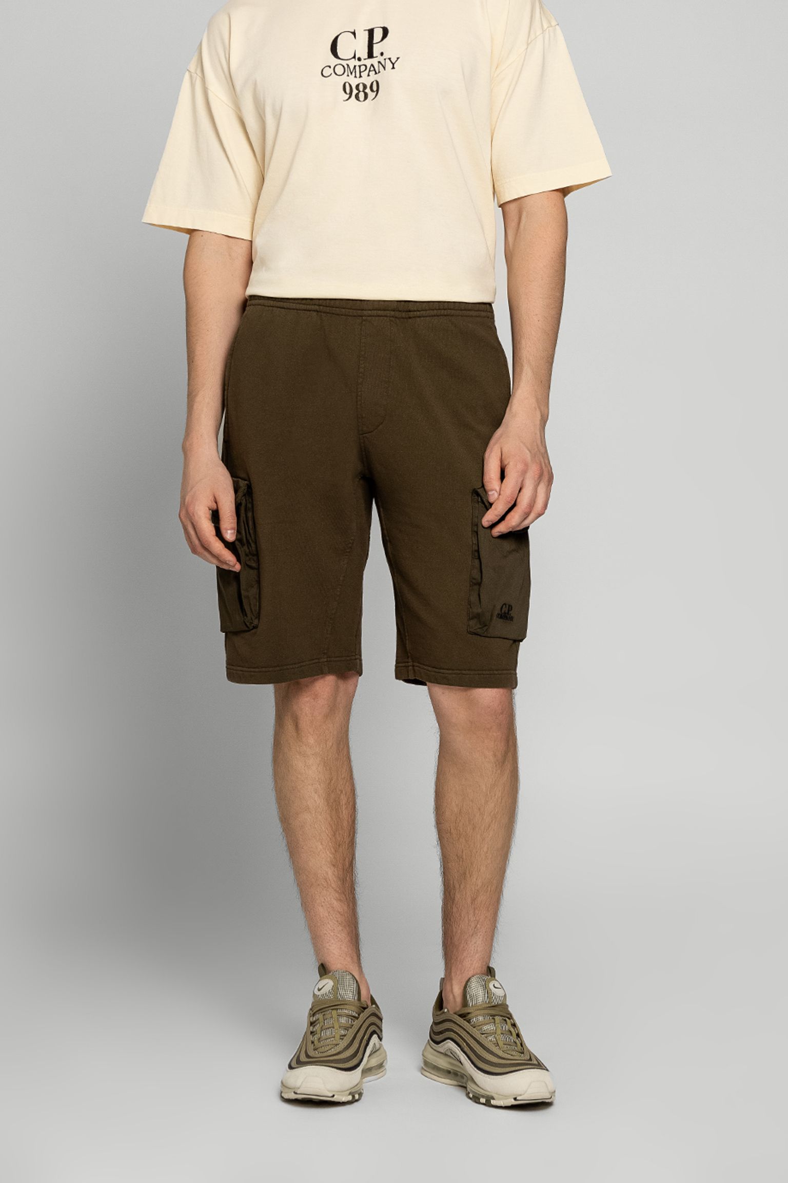 Шорты C.P. Company COTTON FLEECE CARGO SHORTS