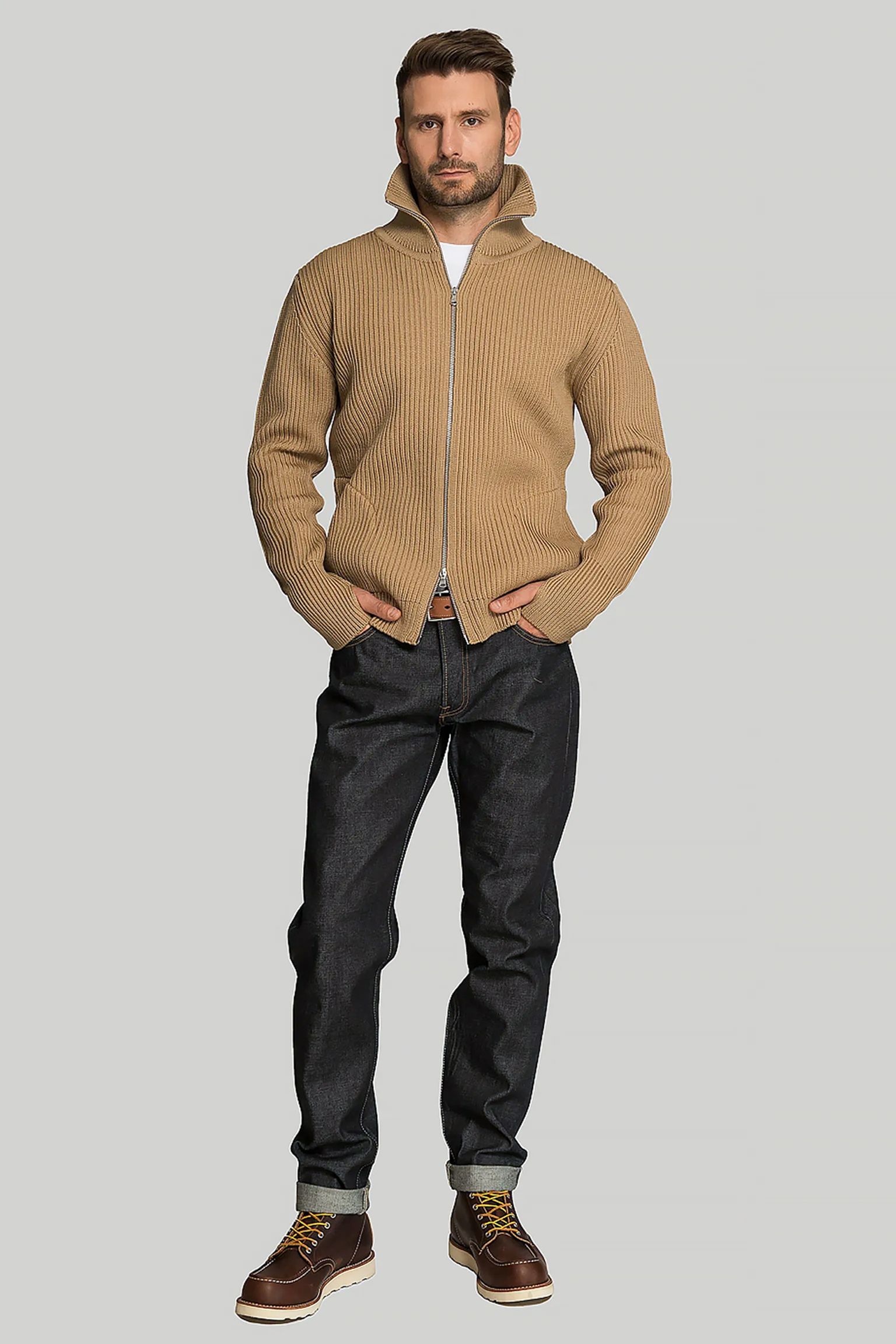 Кардиган NAVY FULL-ZIP POCKETS с доставкой