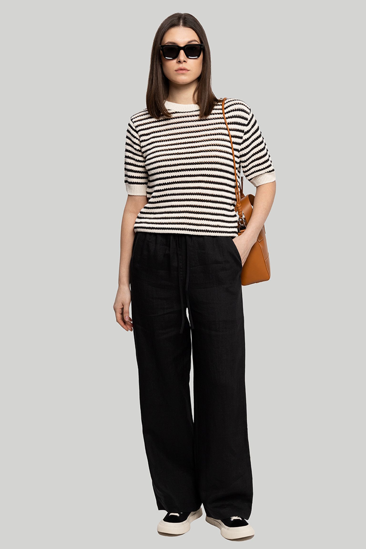 Светр   SUSTAINABLE PAPER STRIPE SWEATER з доставкою