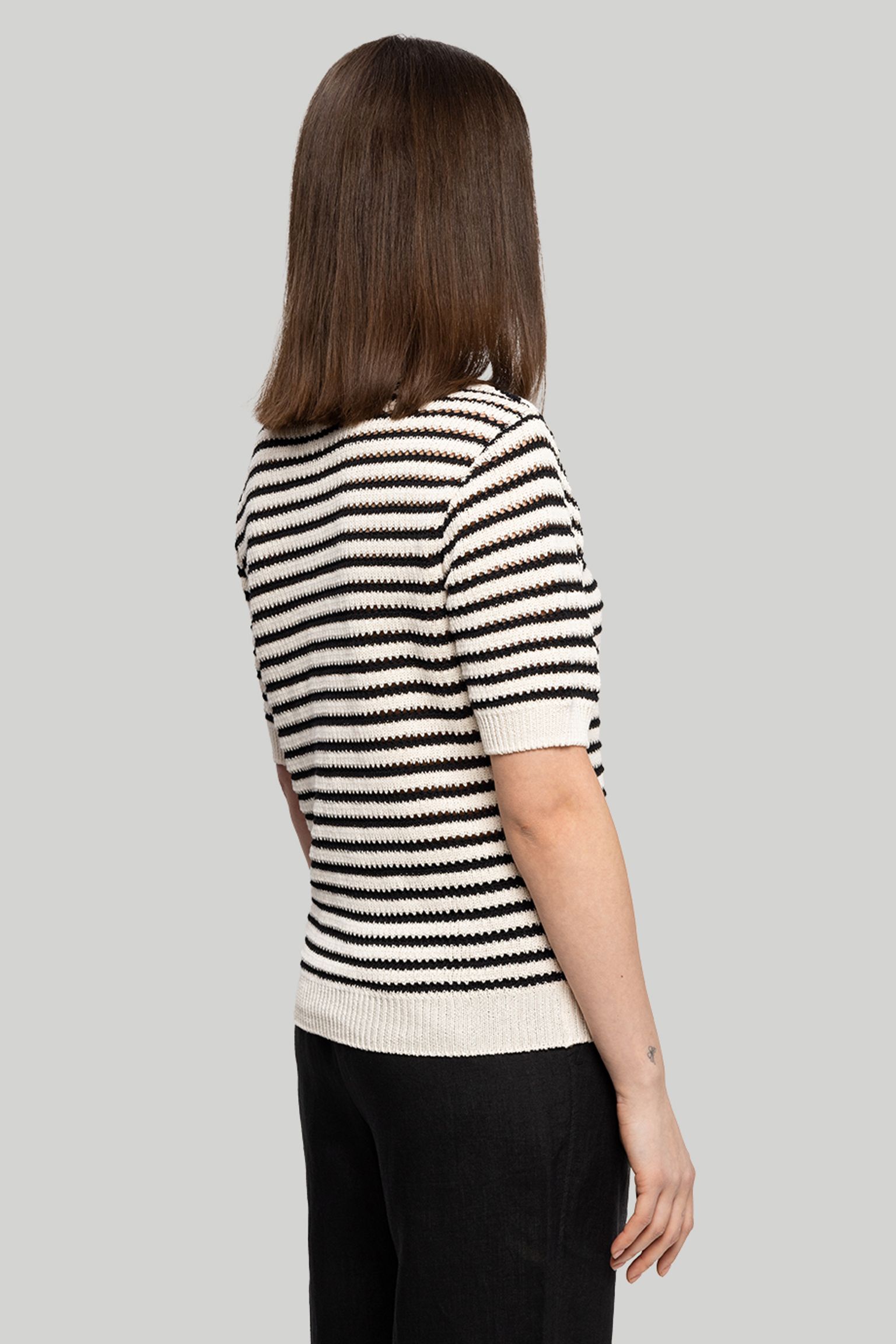 Светр   SUSTAINABLE PAPER STRIPE SWEATER