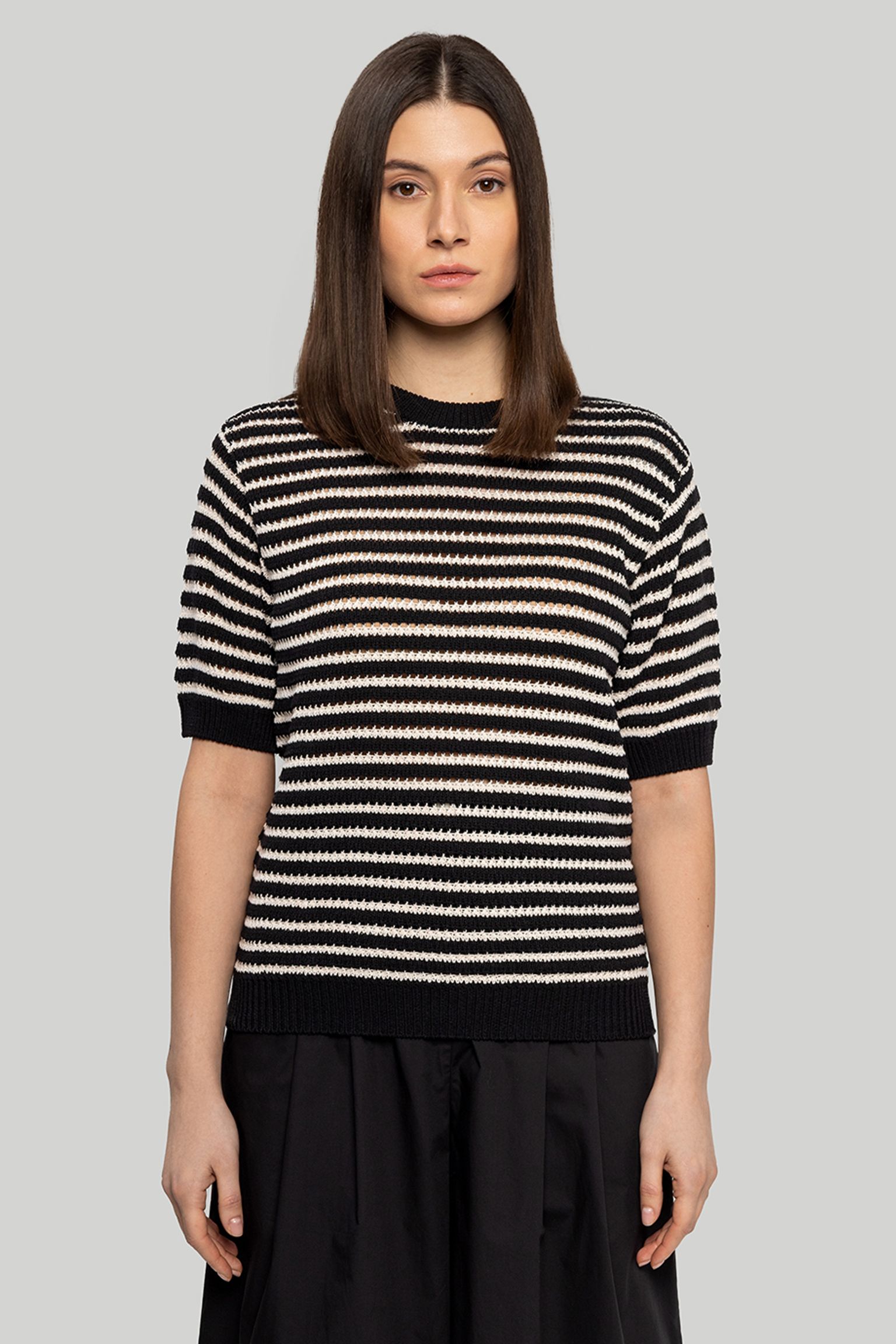 Светр   SUSTAINABLE PAPER STRIPE SWEATER