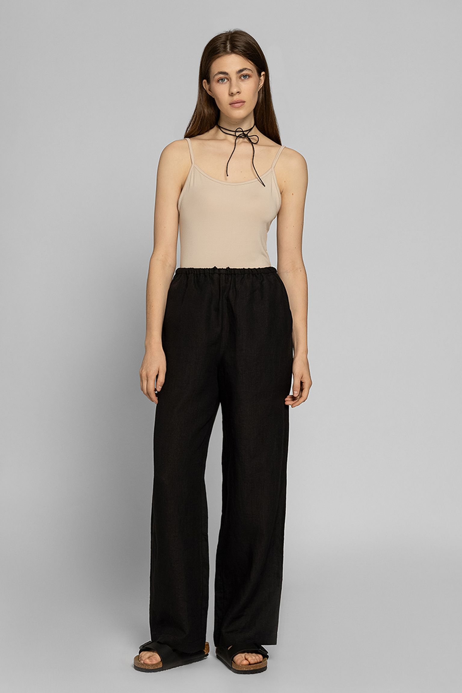 Брюки THE LOOM LINEN STRING PANTS