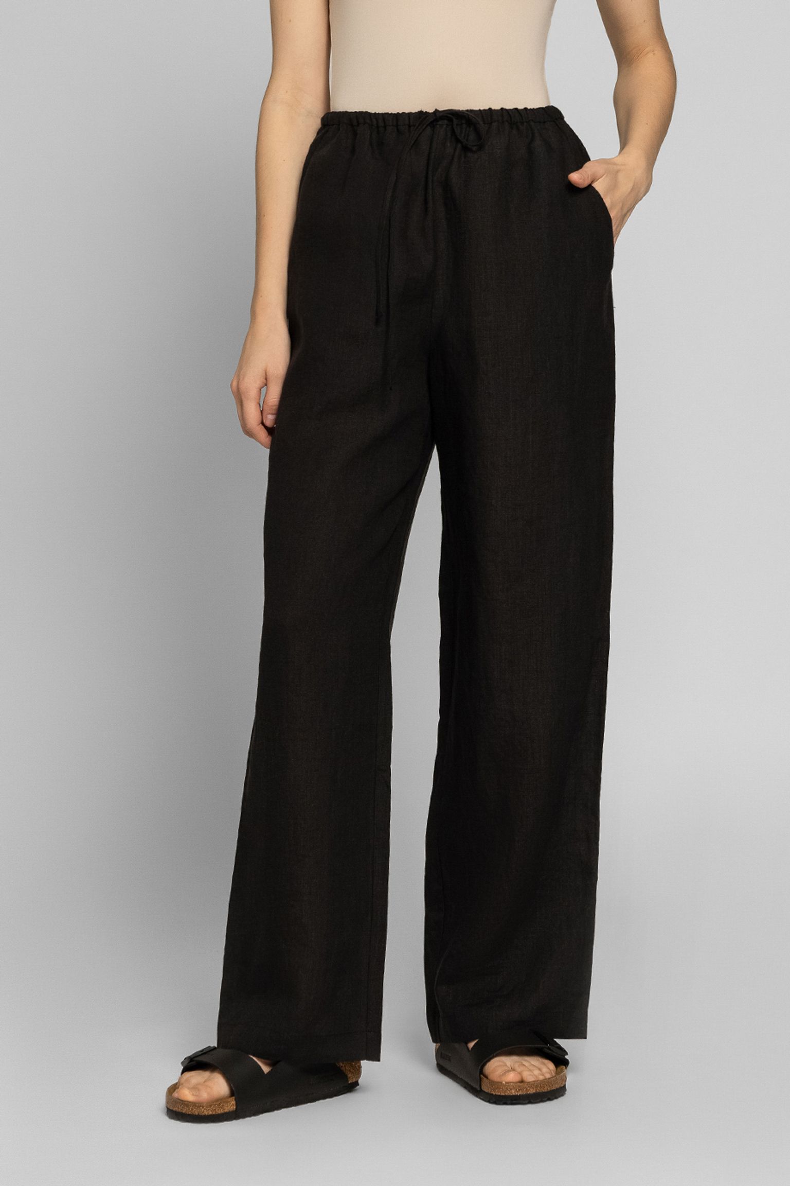 Брюки THE LOOM LINEN STRING PANTS