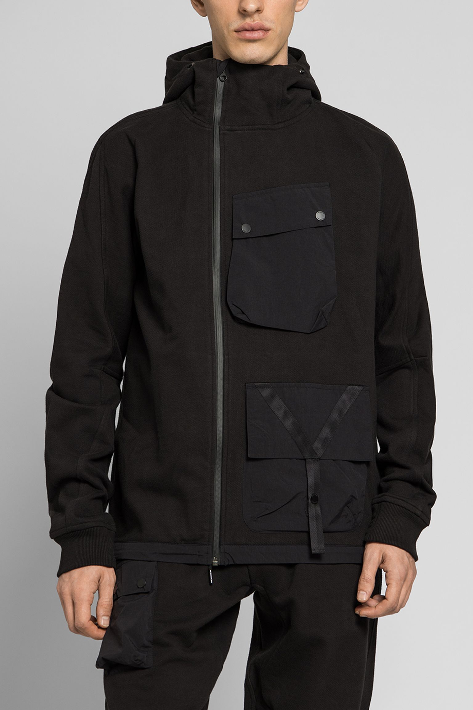 Широкий выбор Спортивная кофта Asym Articulated Hooded Sweat