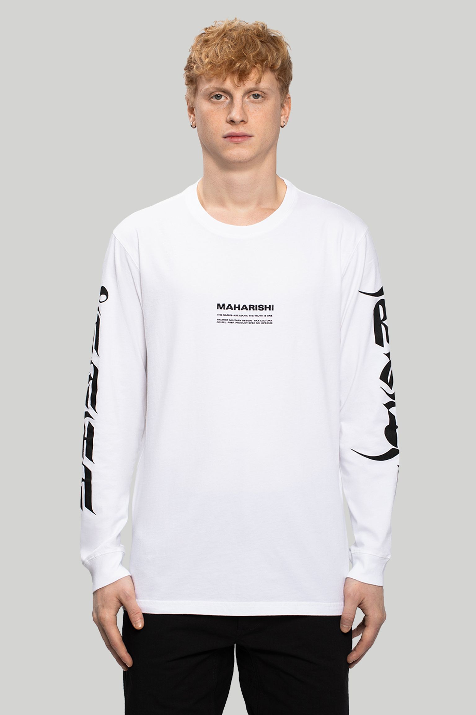 Лонгслив MAHARISHI Tibetan Sanskrit LS T-Shirt купить