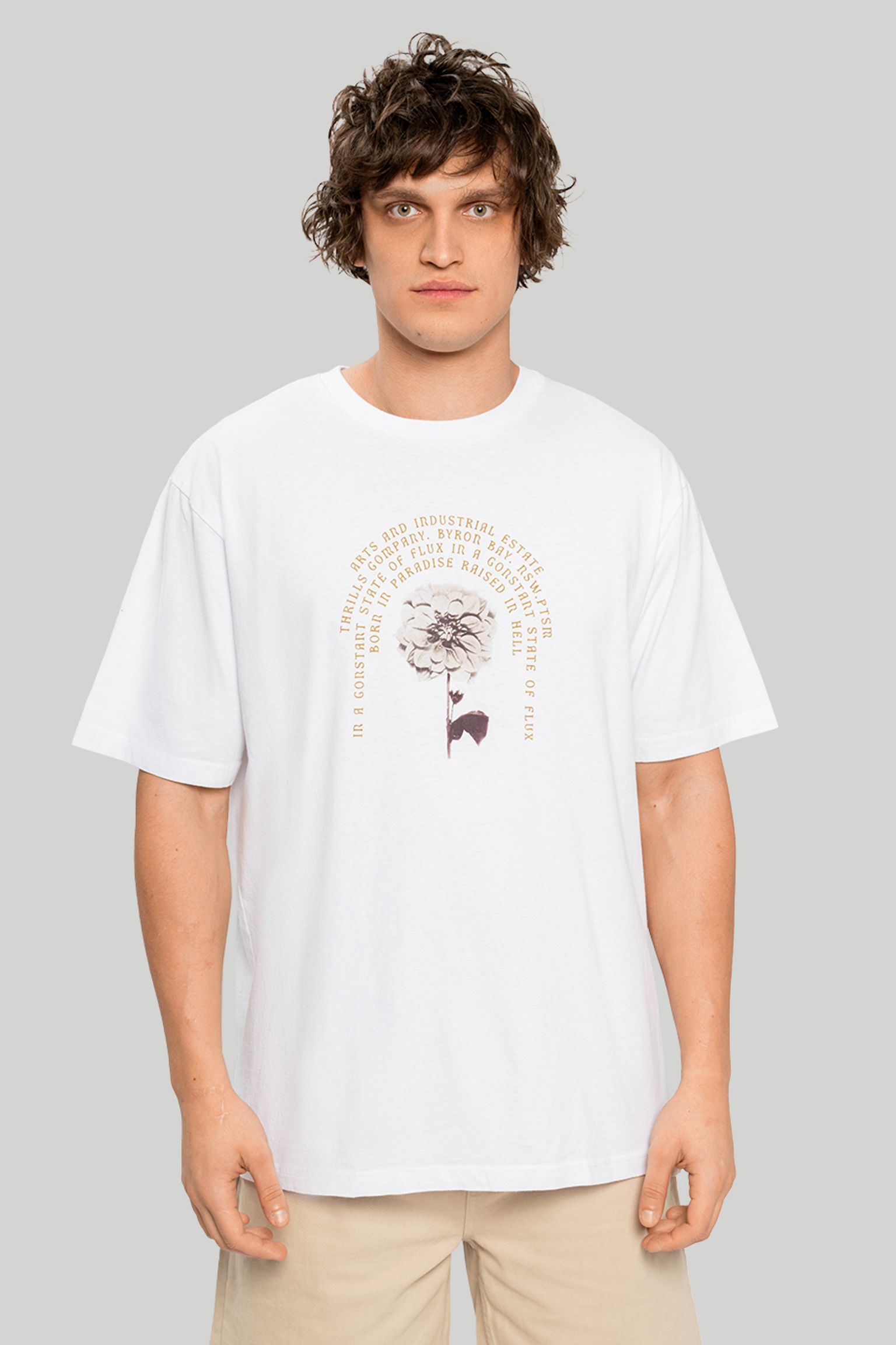 Футболка THRILLS Flux Arc Oversize Fit Tee купить