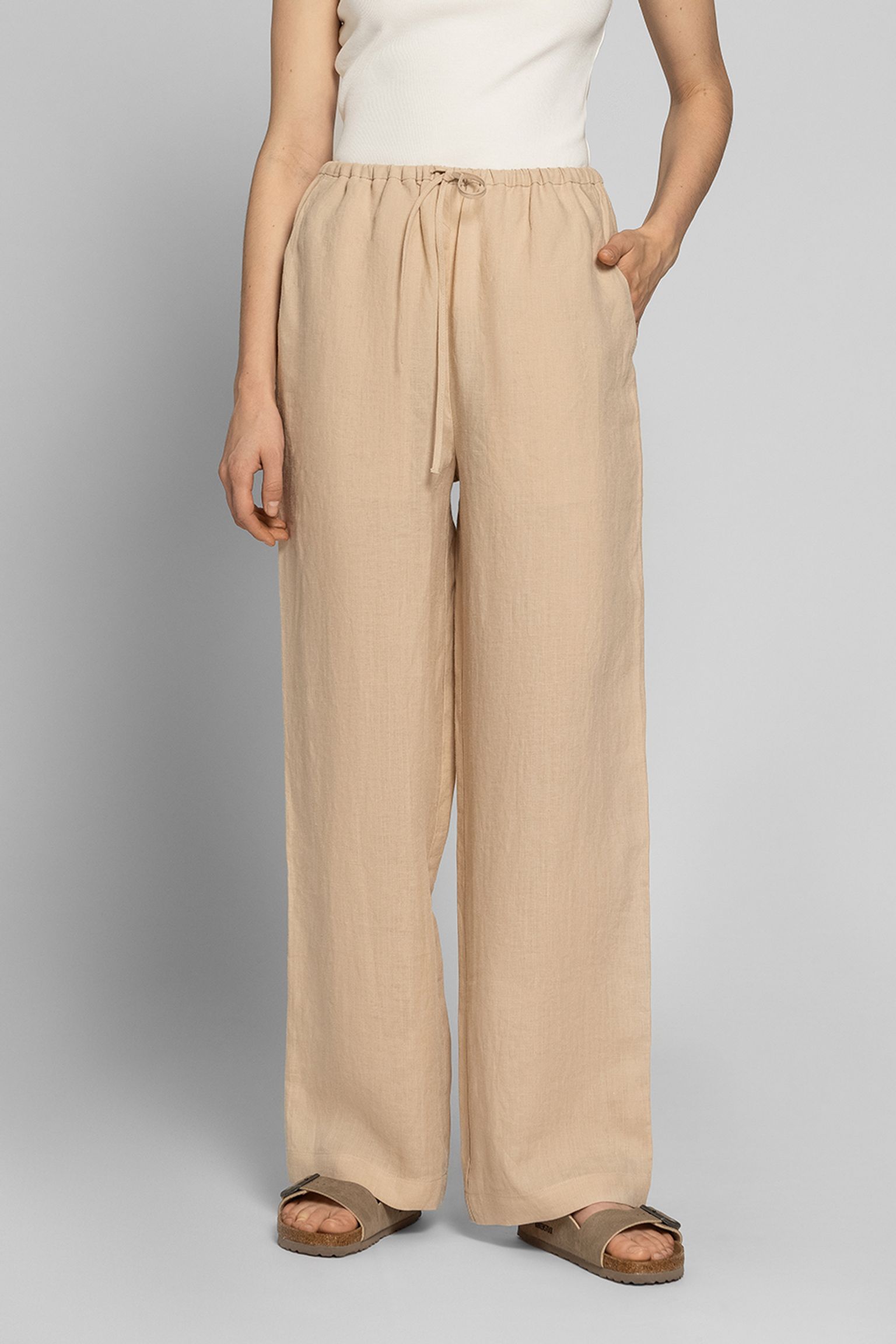 Брюки   LINEN STRING PANTS