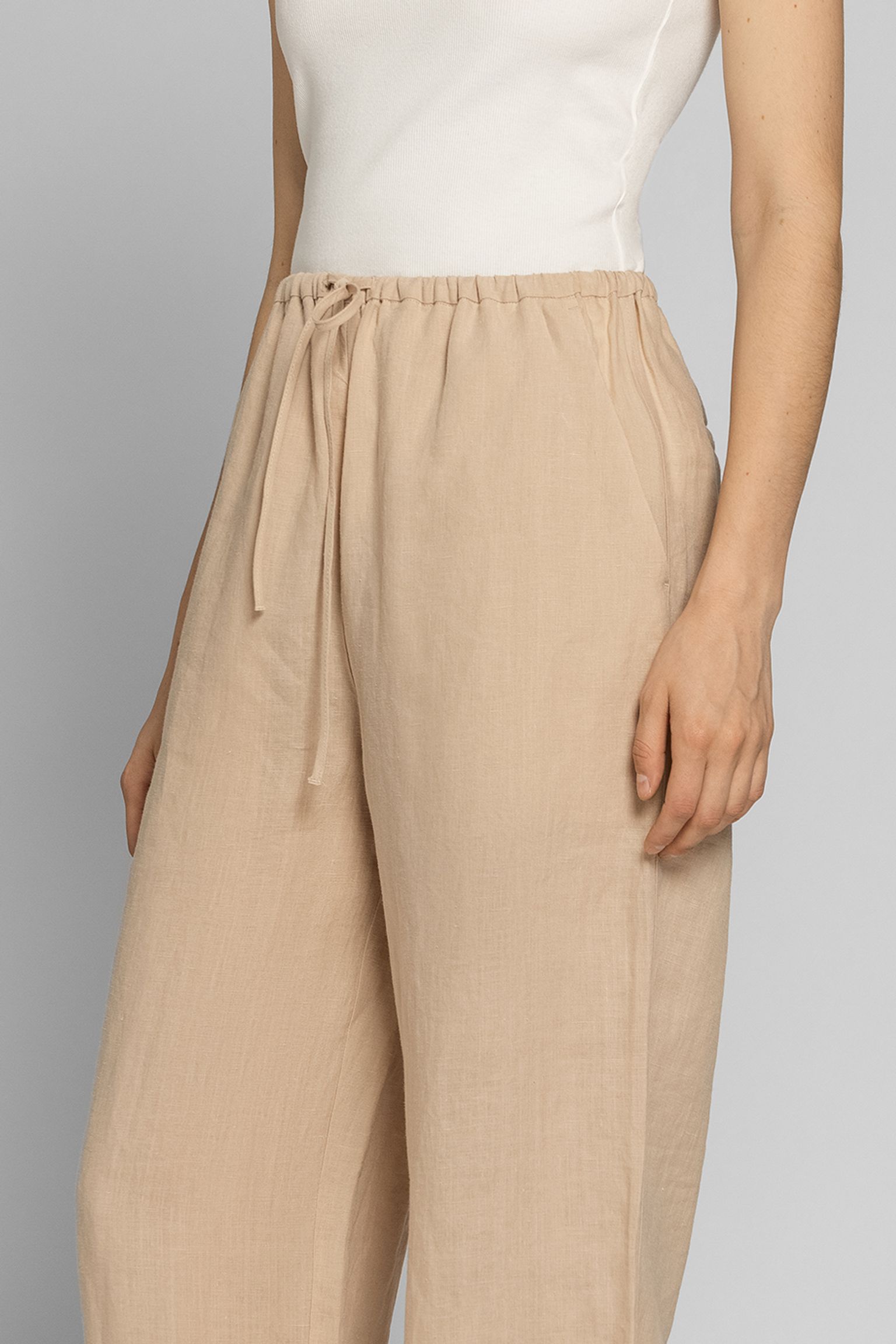 Брюки   LINEN STRING PANTS