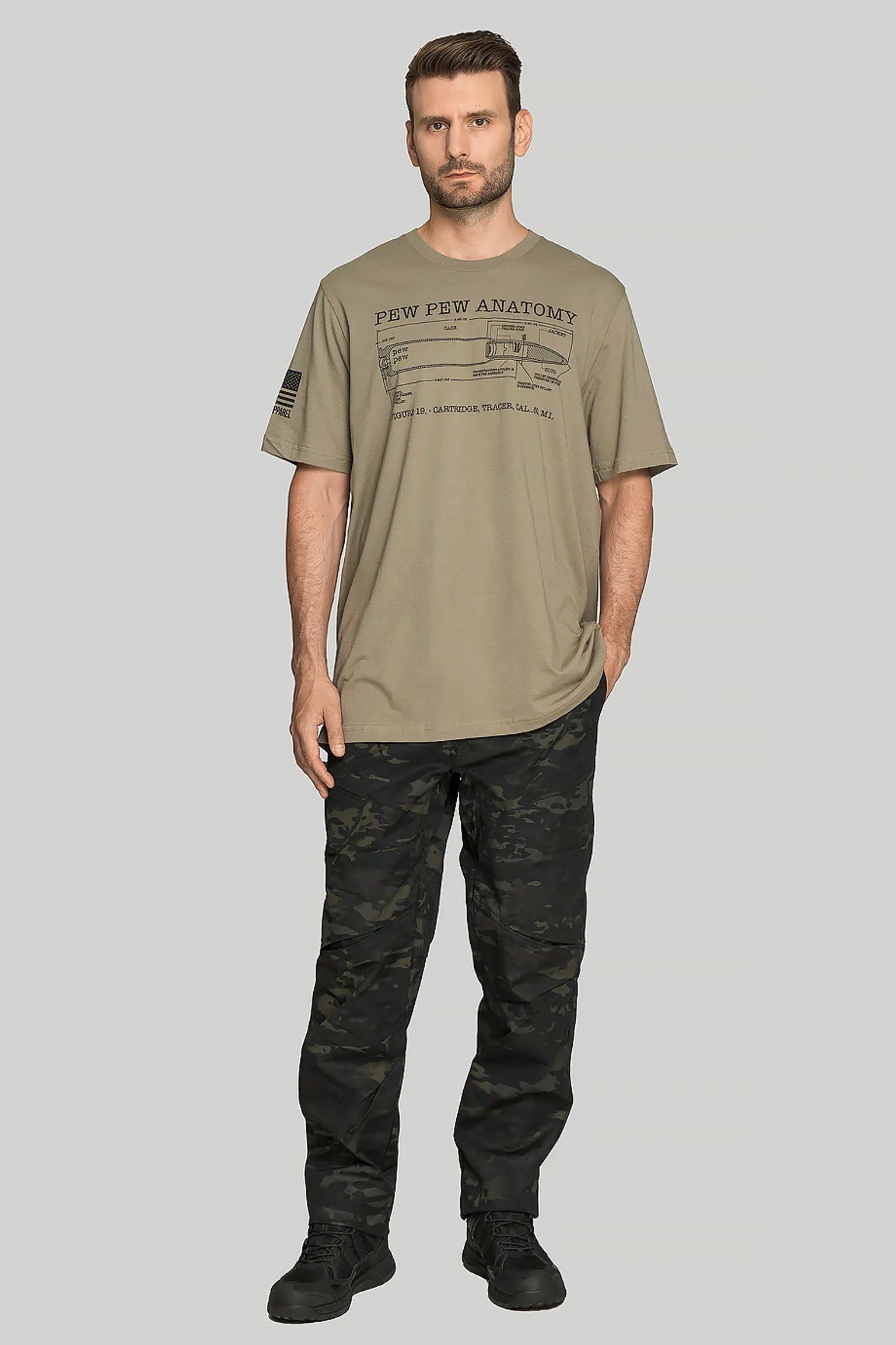 Футболка NINE LINE APPAREL PEWTOMY TUSA с доставкой