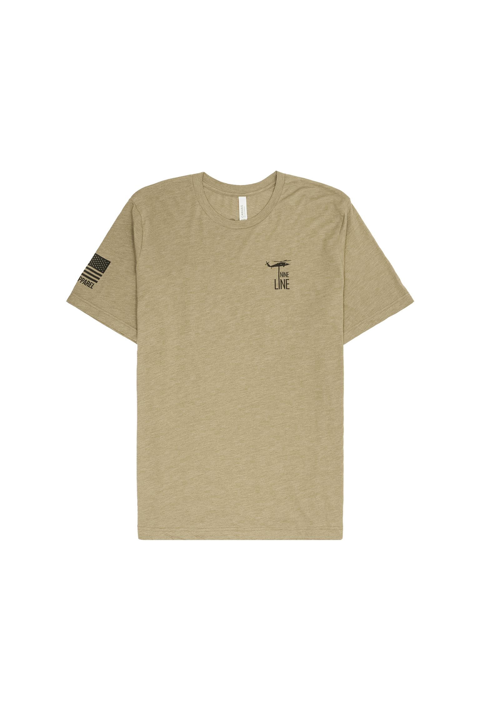 Футболка NINE LINE APPAREL FINFREE TSTRI OLIVE TRIBLEND купити