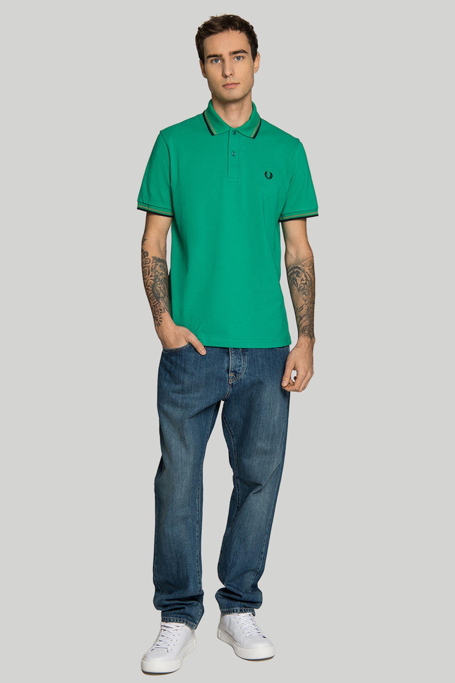 Поло TWIN TIPPED SHIRT с доставкой