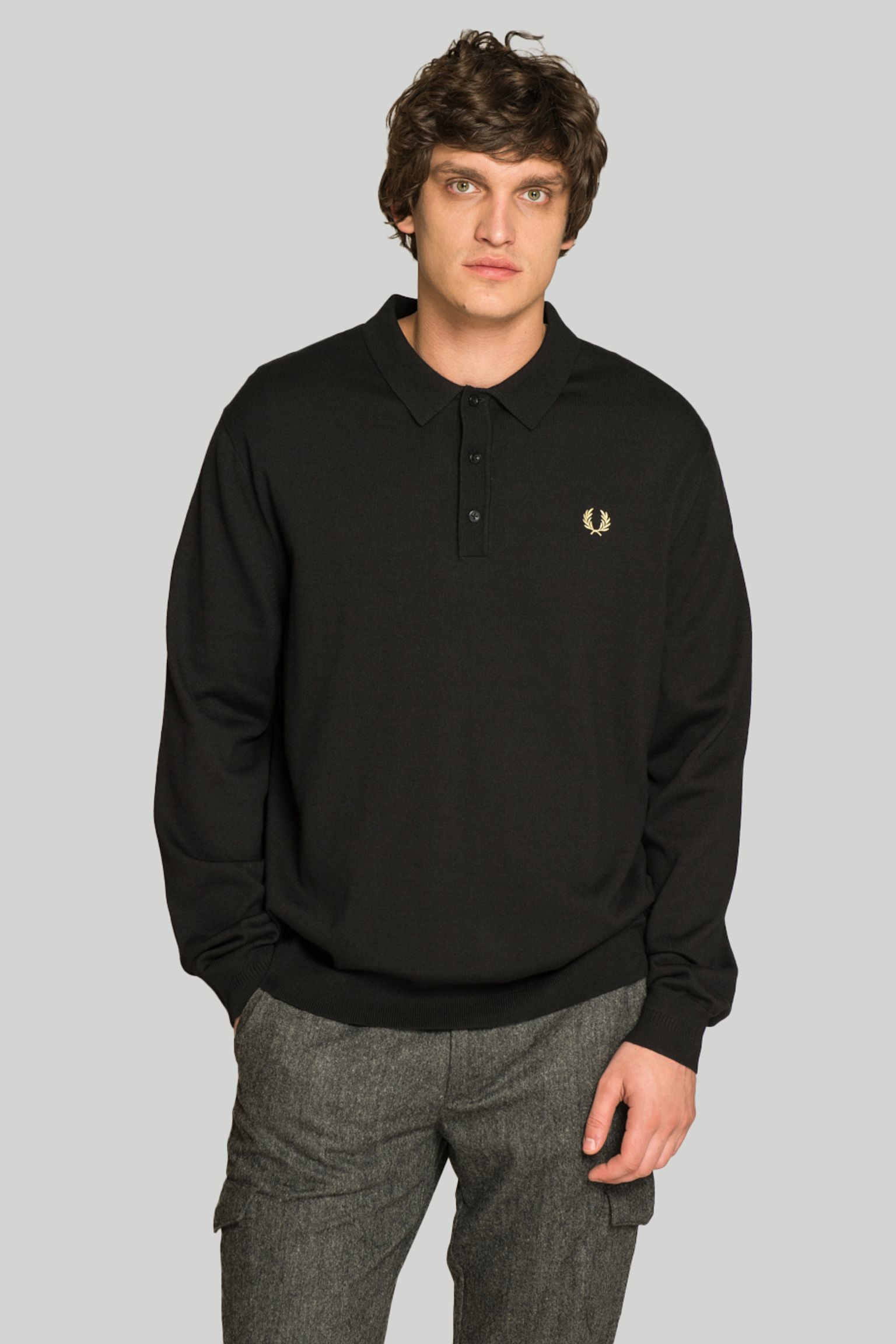 Поло Fred Perry CLASSIC KNITTED SHIRT LS