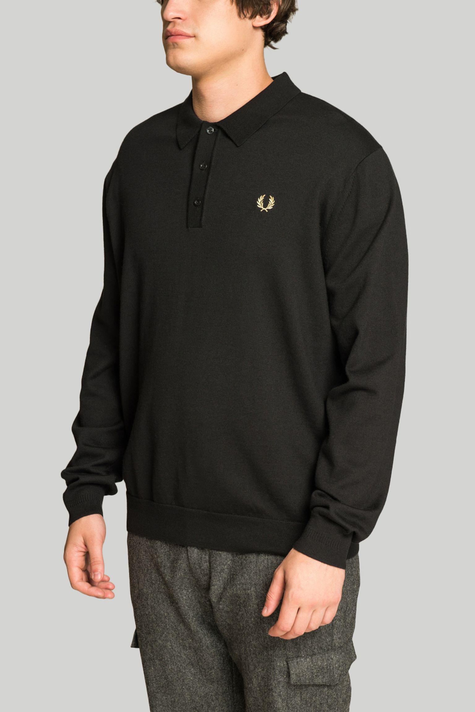 Поло Fred Perry CLASSIC KNITTED SHIRT LS с доставкой