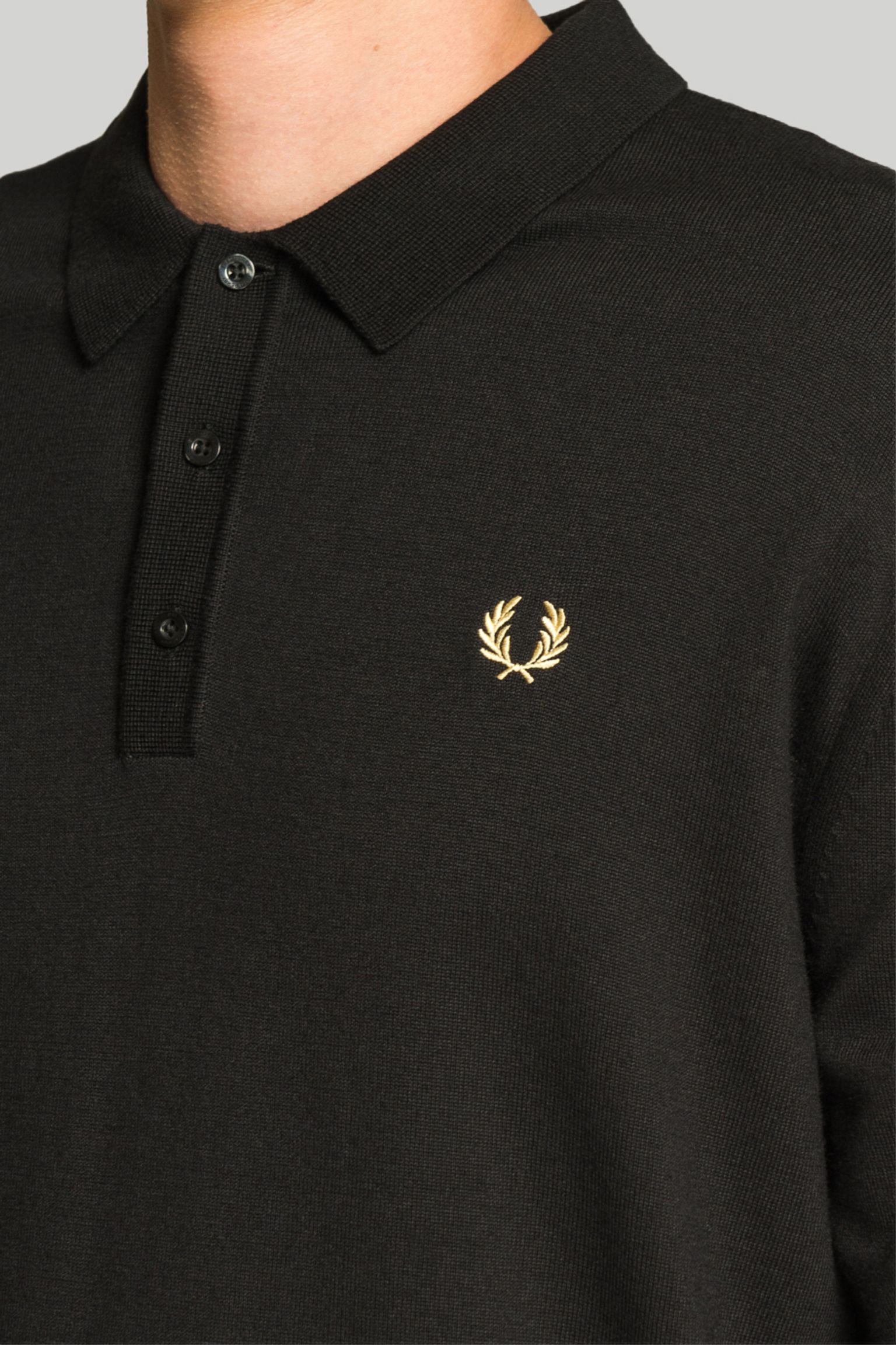 Широкий выбор Поло Fred Perry CLASSIC KNITTED SHIRT LS
