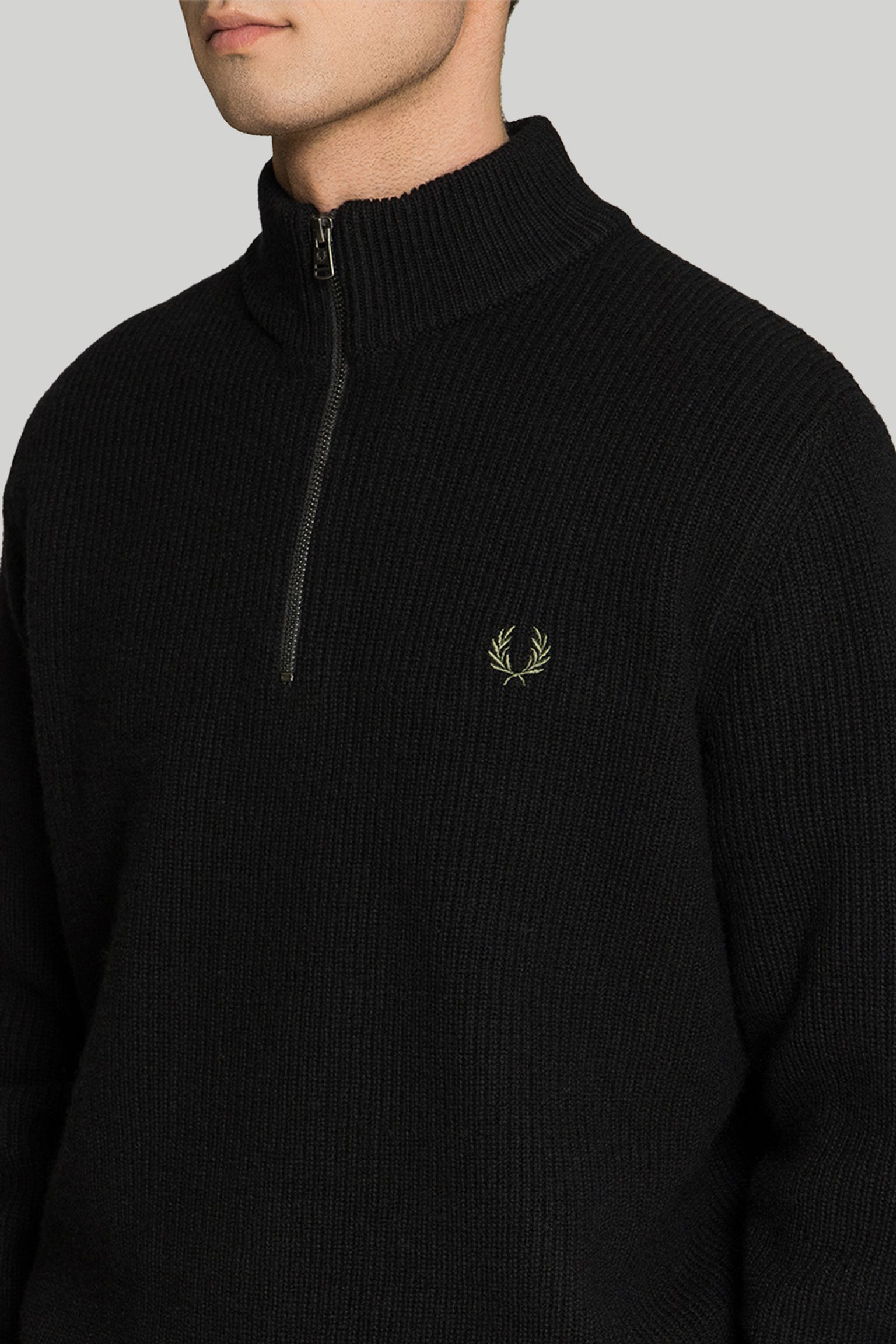 Свитер TEXTURED HALF ZIP JUMPER