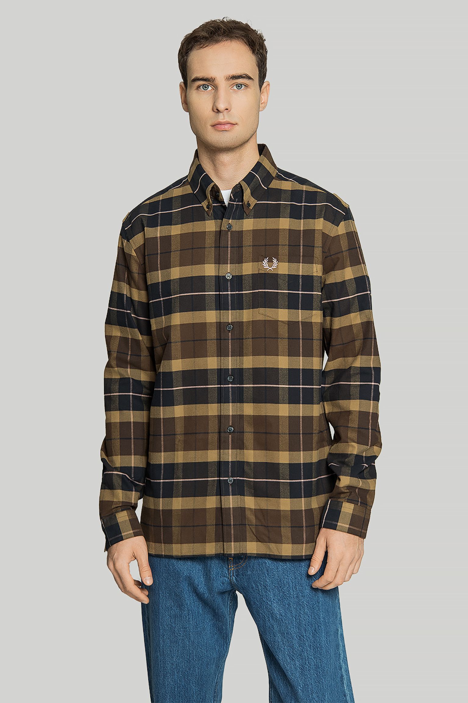 Сорочка Fred Perry BRUSHED TARTAN SHIRT