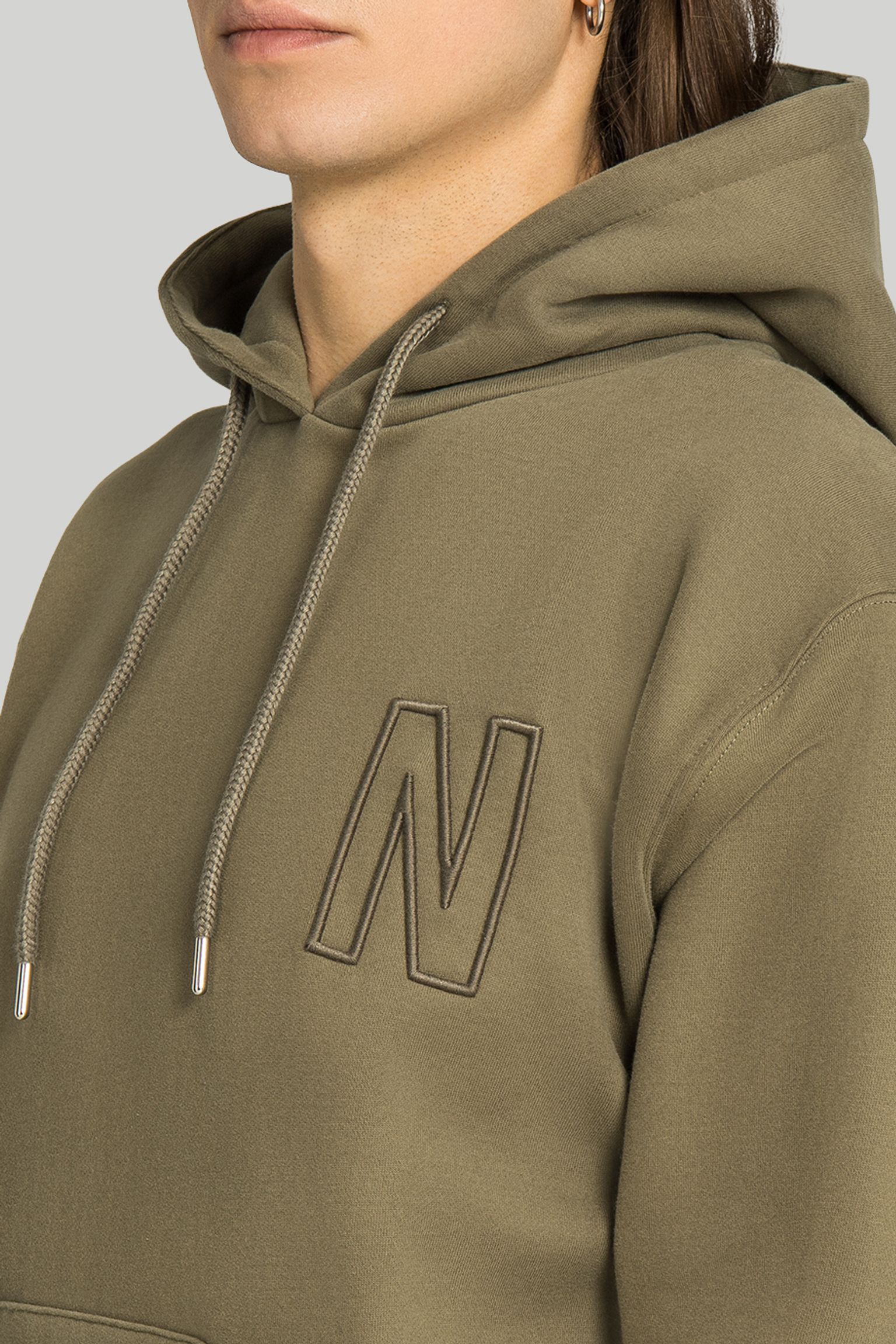 Худи   Arne Brushed Fleece N Logo Hoodie