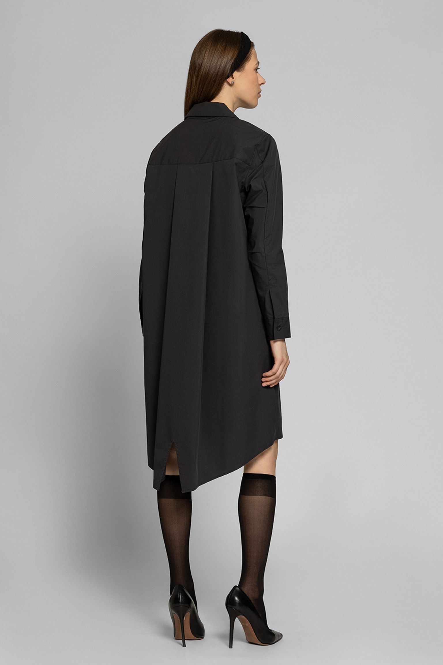 Сукня SHEER TRIM KNITTED SHIRT DRESS