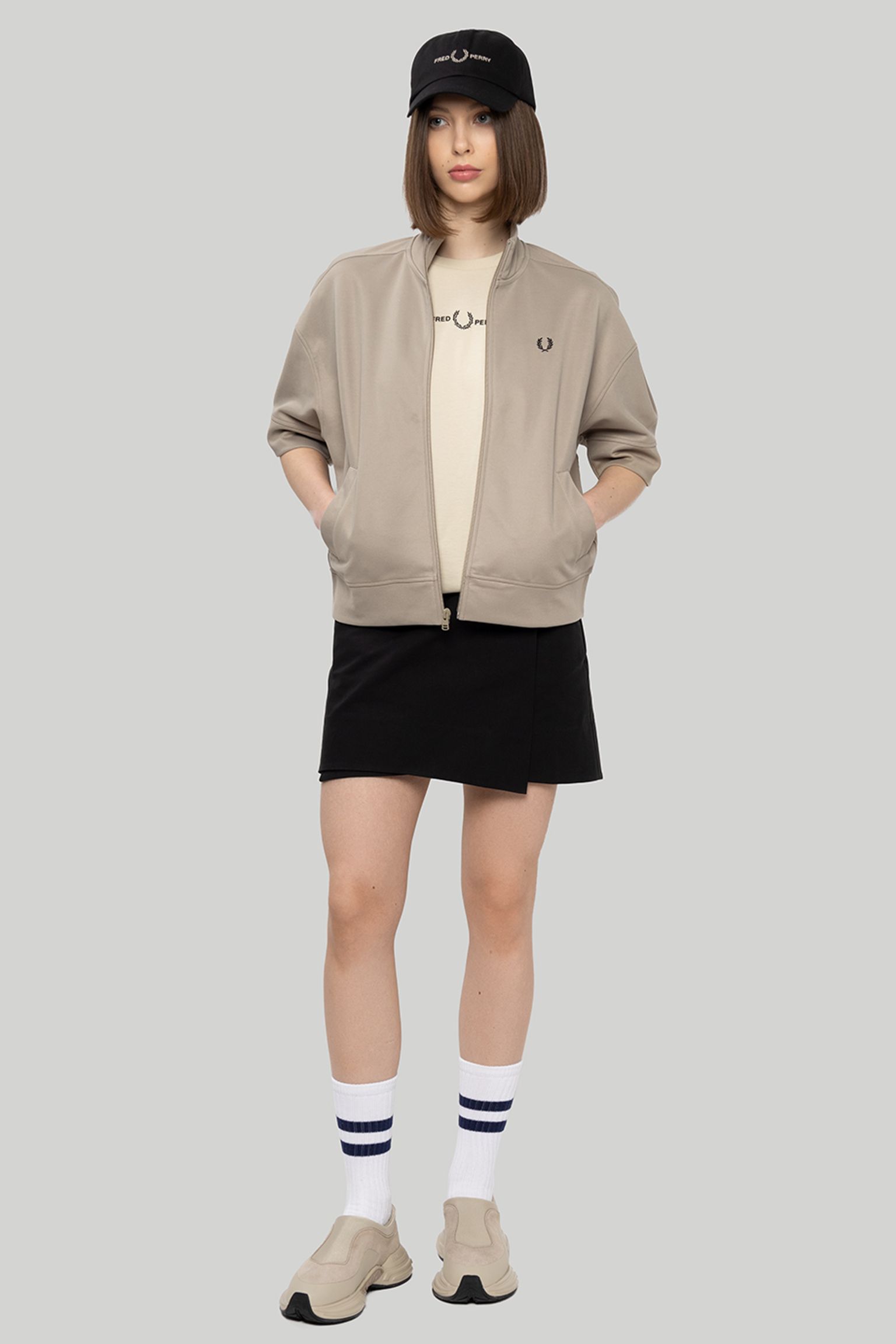 Спортивная кофта Fred Perry ZIP-THROUGH TRICOT JACKET