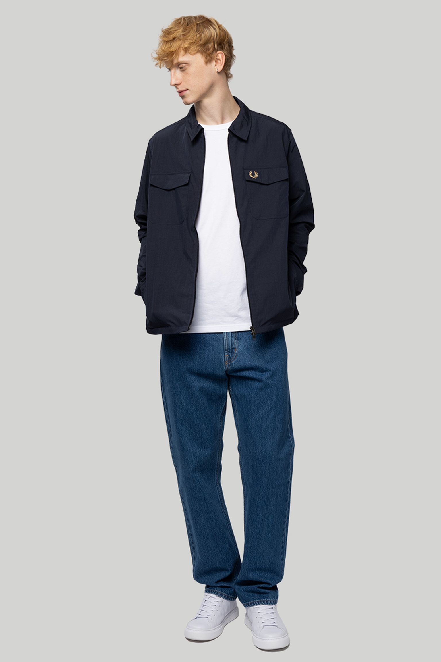 Овершот Fred Perry  ZIP OVERSHIRT