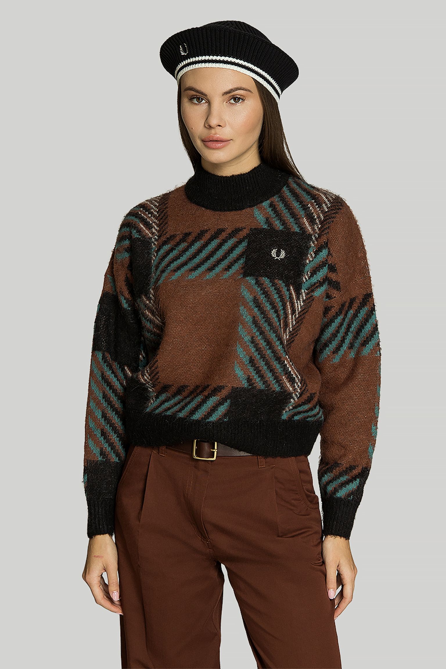 Светр GLITCH TARTAN JUMPER