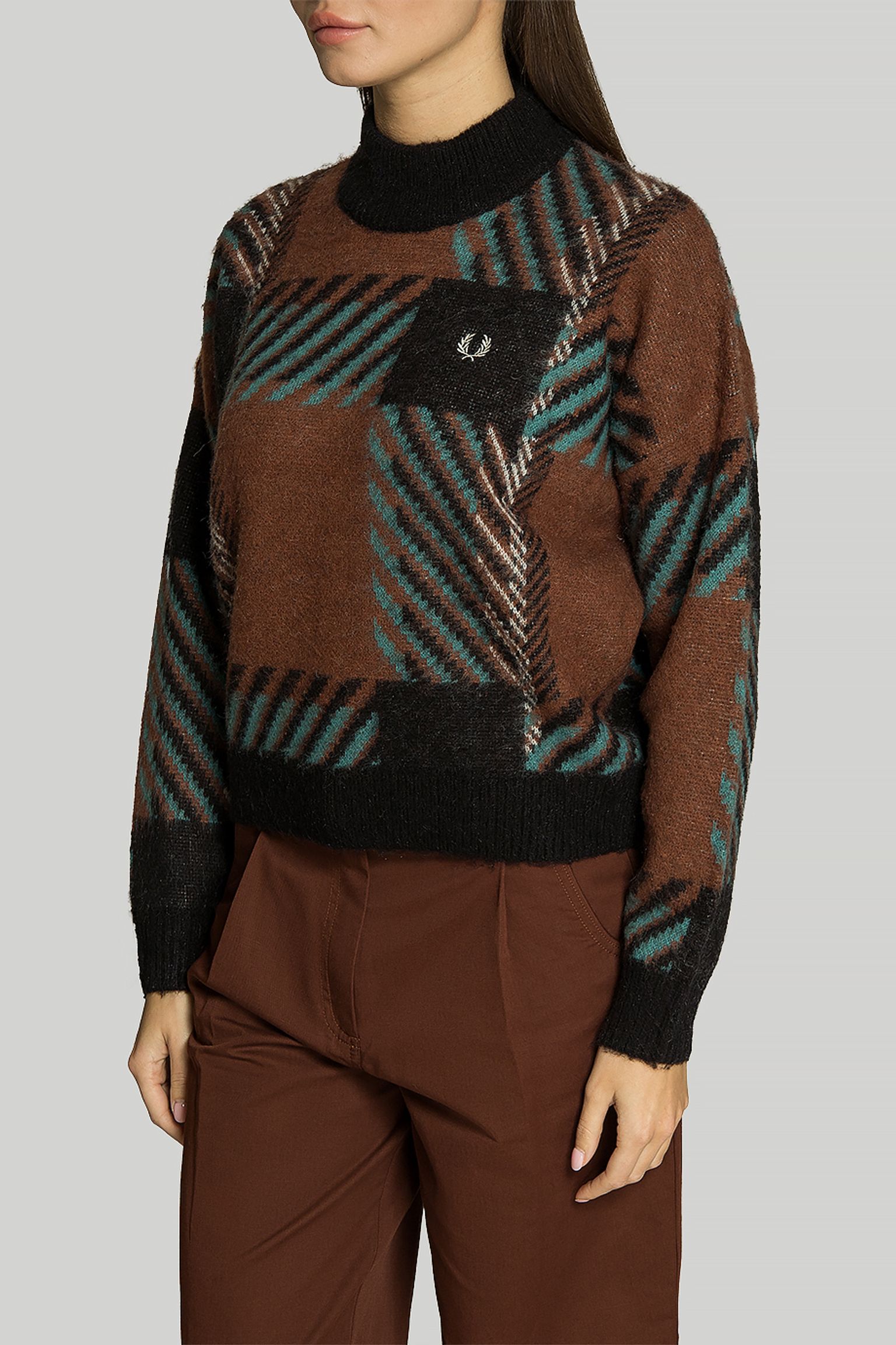 Светр GLITCH TARTAN JUMPER