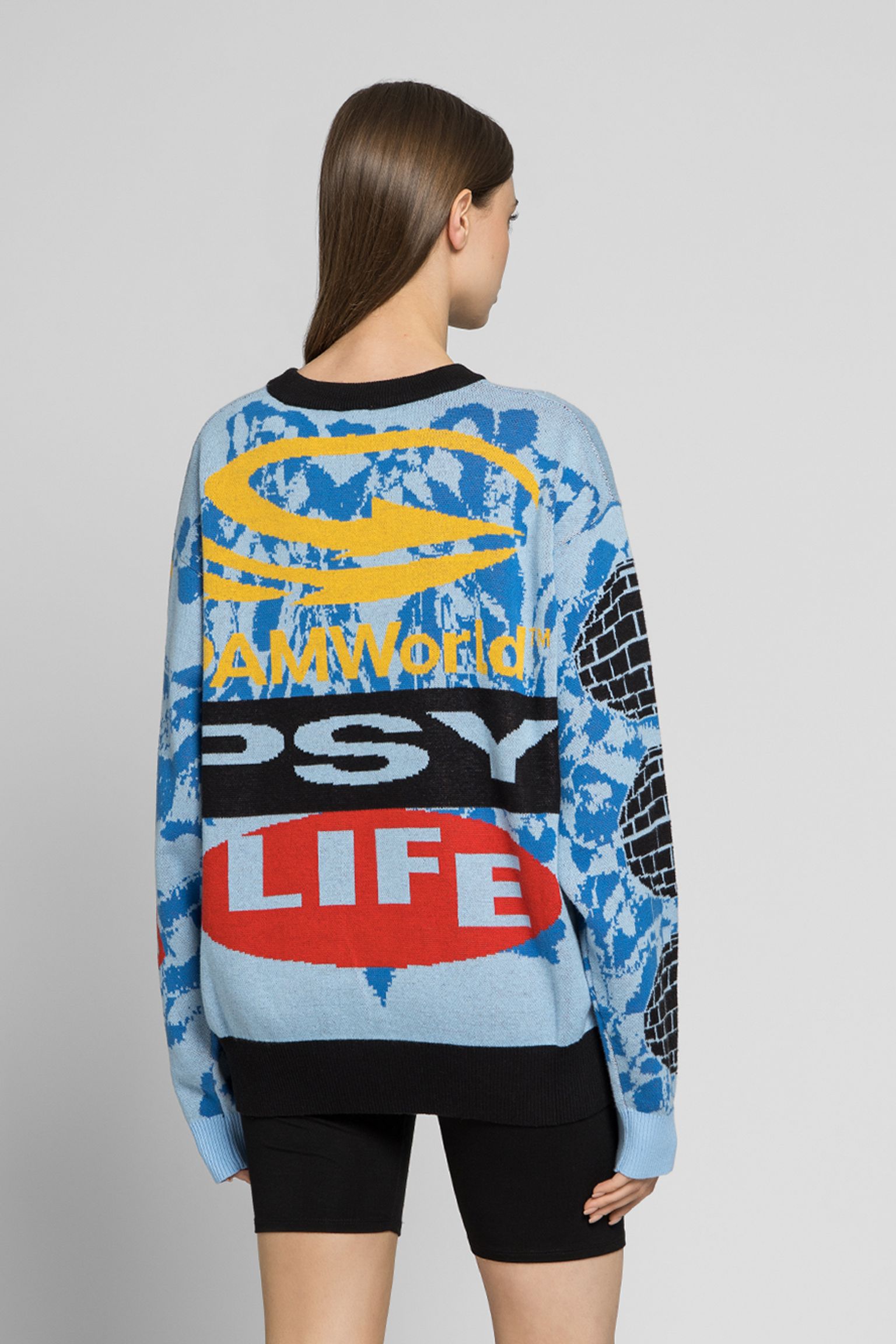 Свитер   WORLD BUILDING GRAPHIC JACQUARD KNIT с доставкой