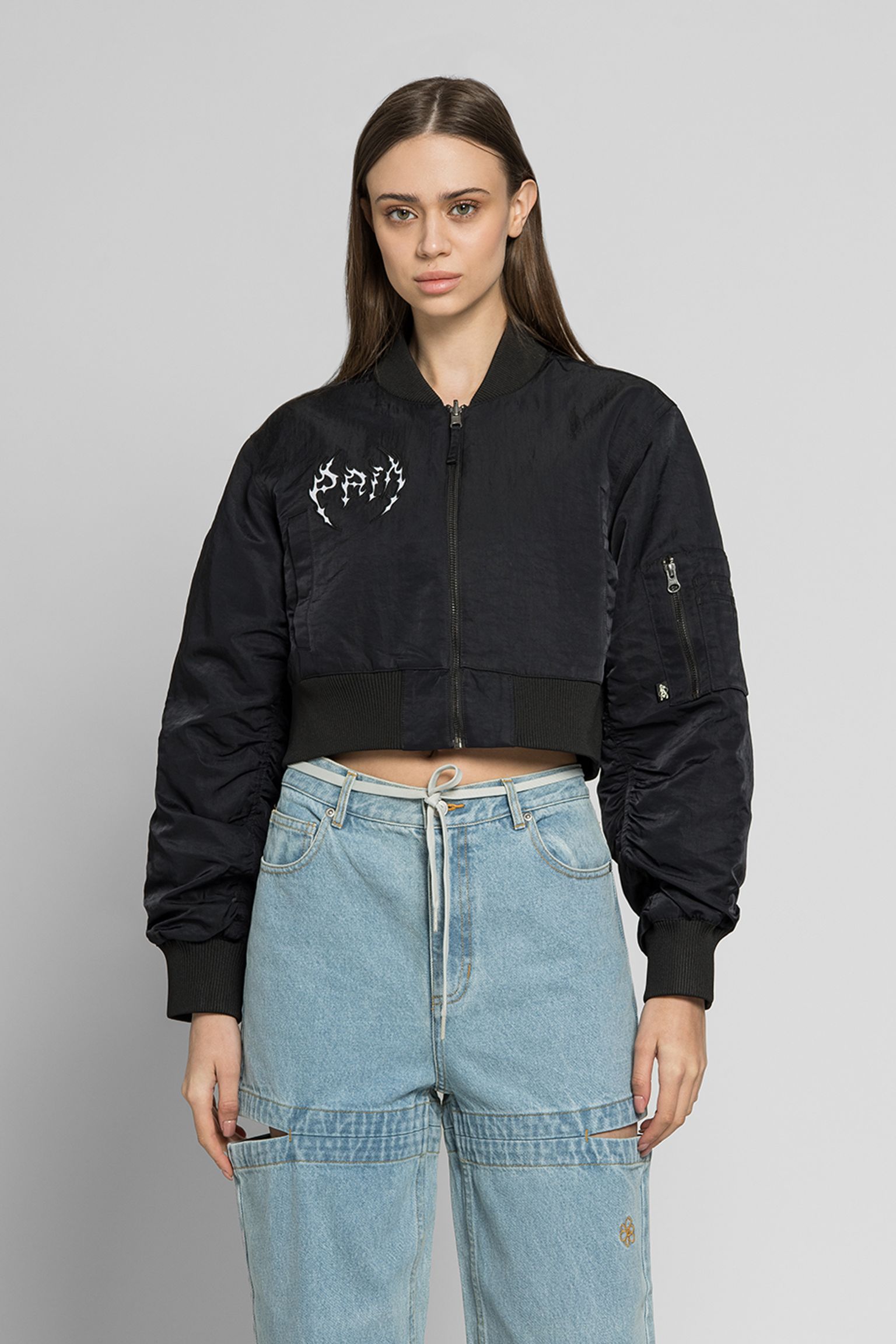 Куртка P.A.M. THRESHOLD CROPPED BOMBER JACKET