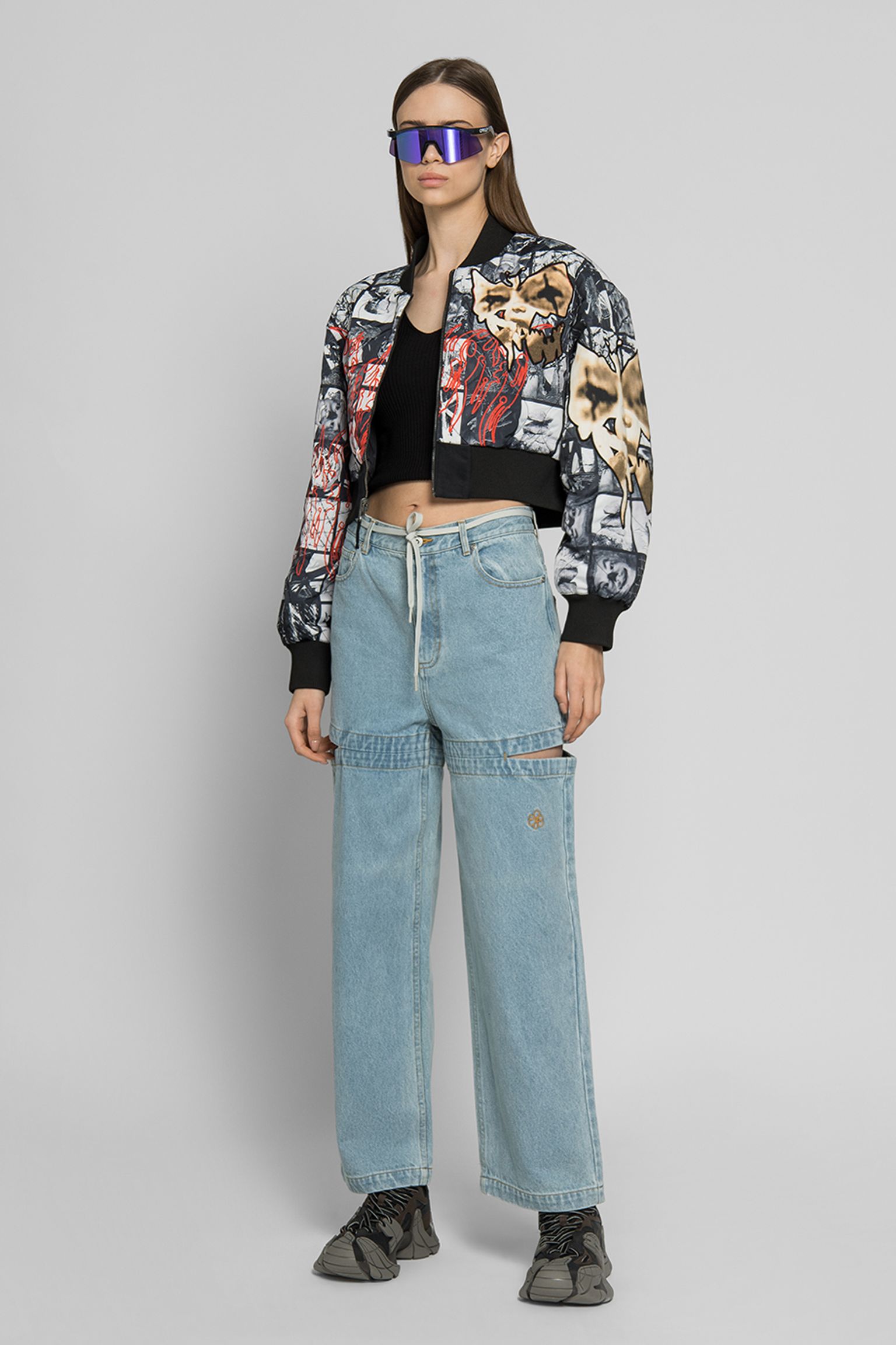 Куртка P.A.M. THRESHOLD CROPPED BOMBER JACKET