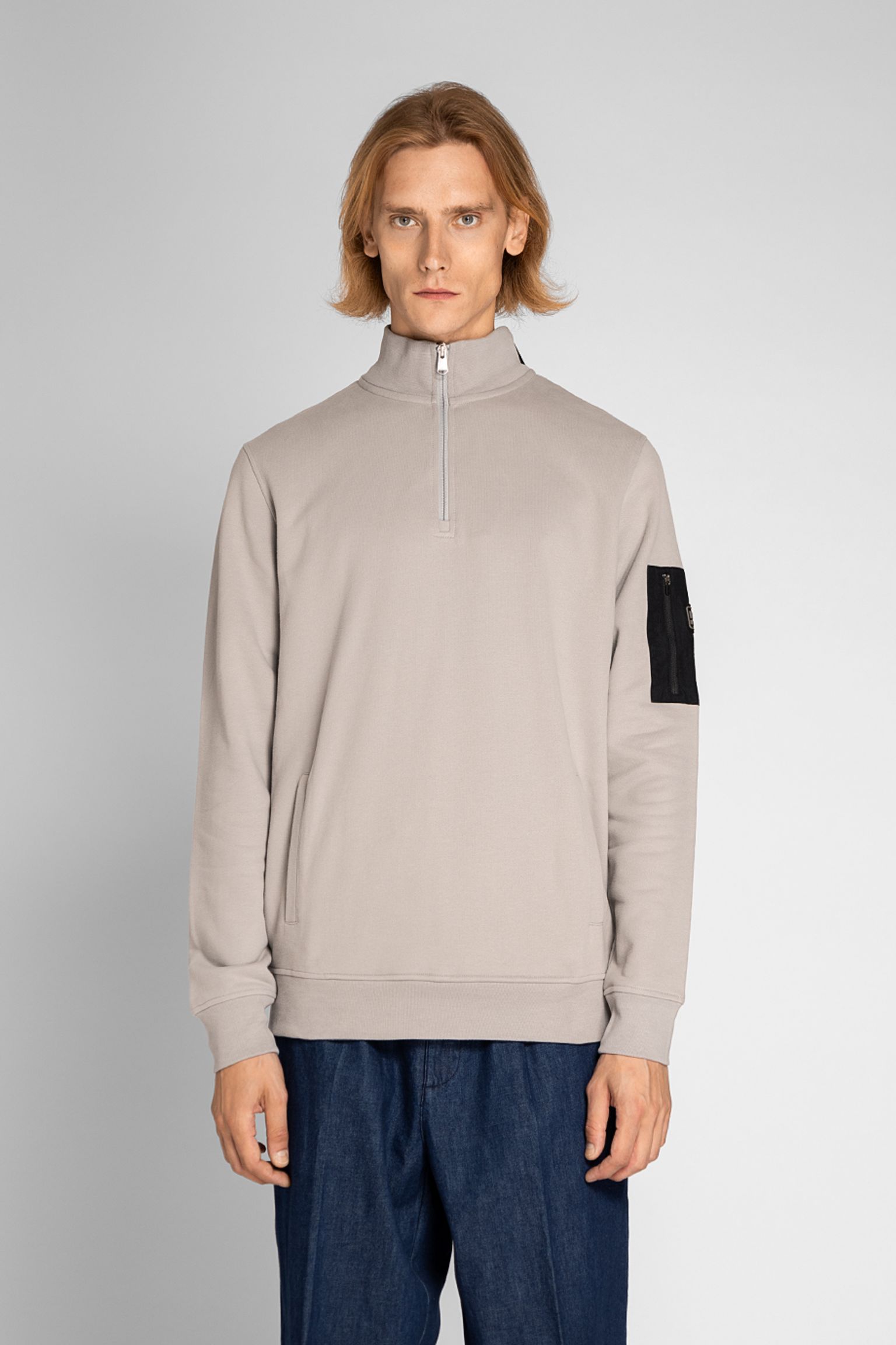 Свитшот ALLOY HALF ZIP SWEAT