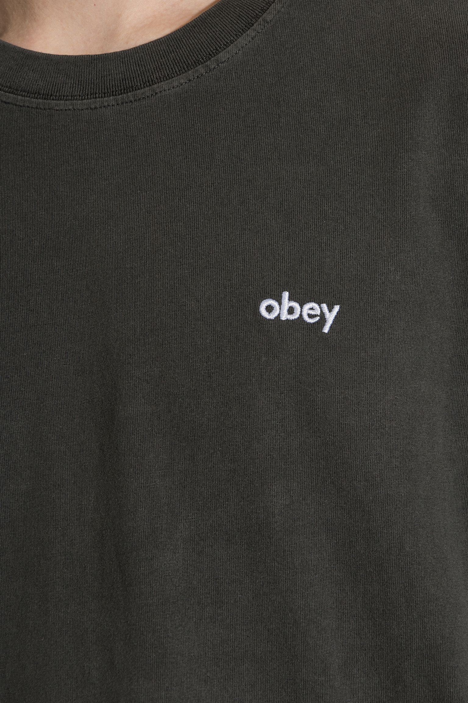 Широкий выбор Футболка Obey LOWERCASE PIGMENT TEE SS