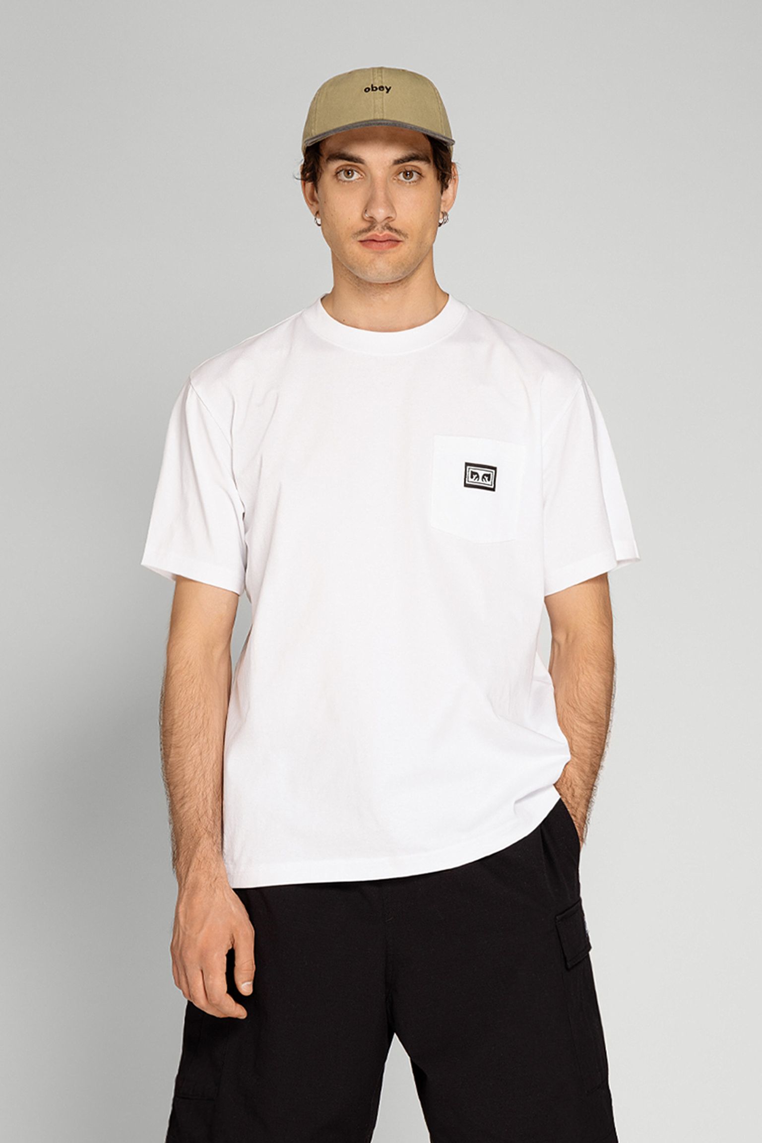 Футболка Obey ESTABLISHED WORKS EYES POCKET TEE SS