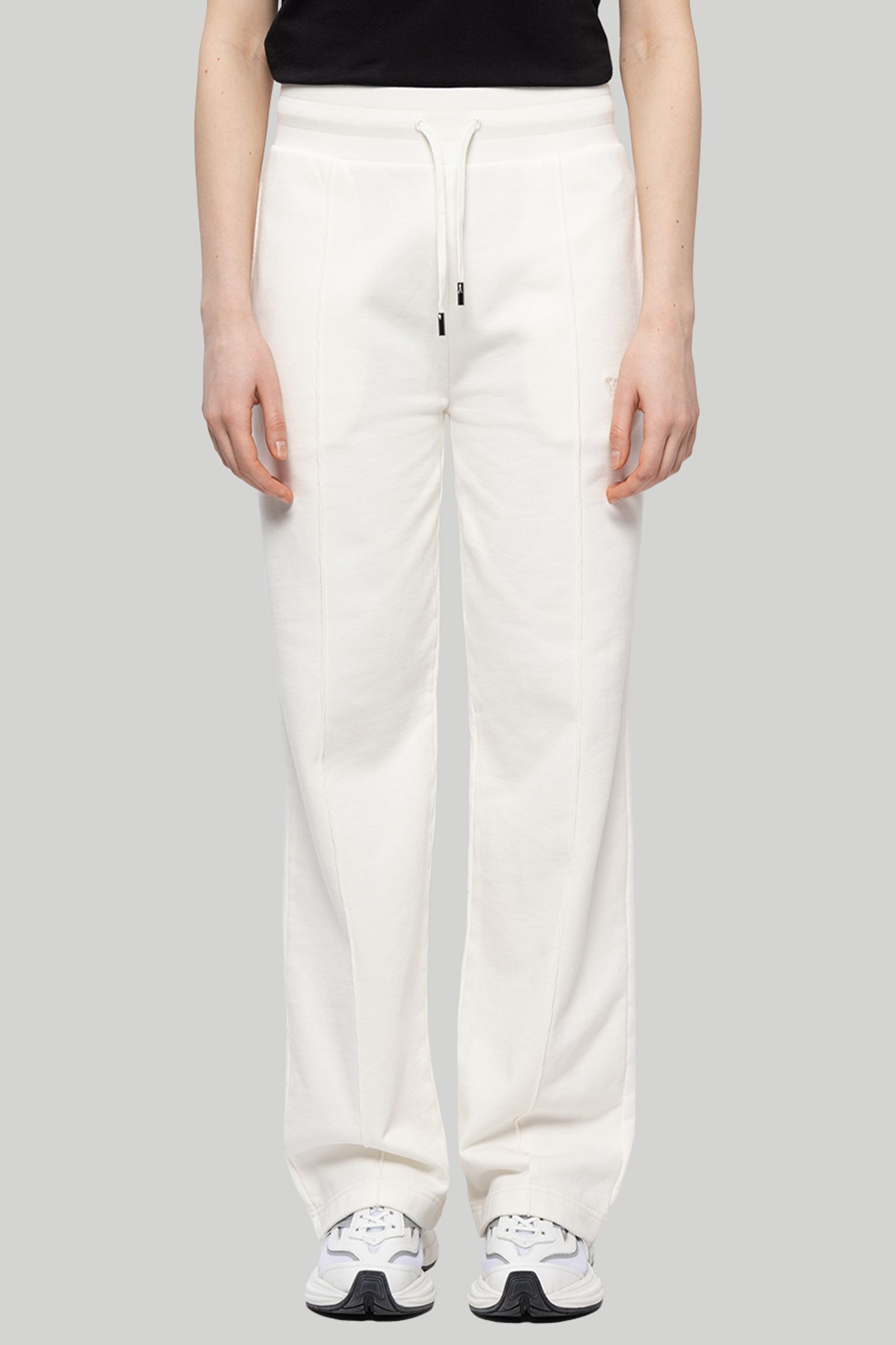 Спортивні брюки Woolrich COTTON FLEECE WIDE LEG PANT з доставкою