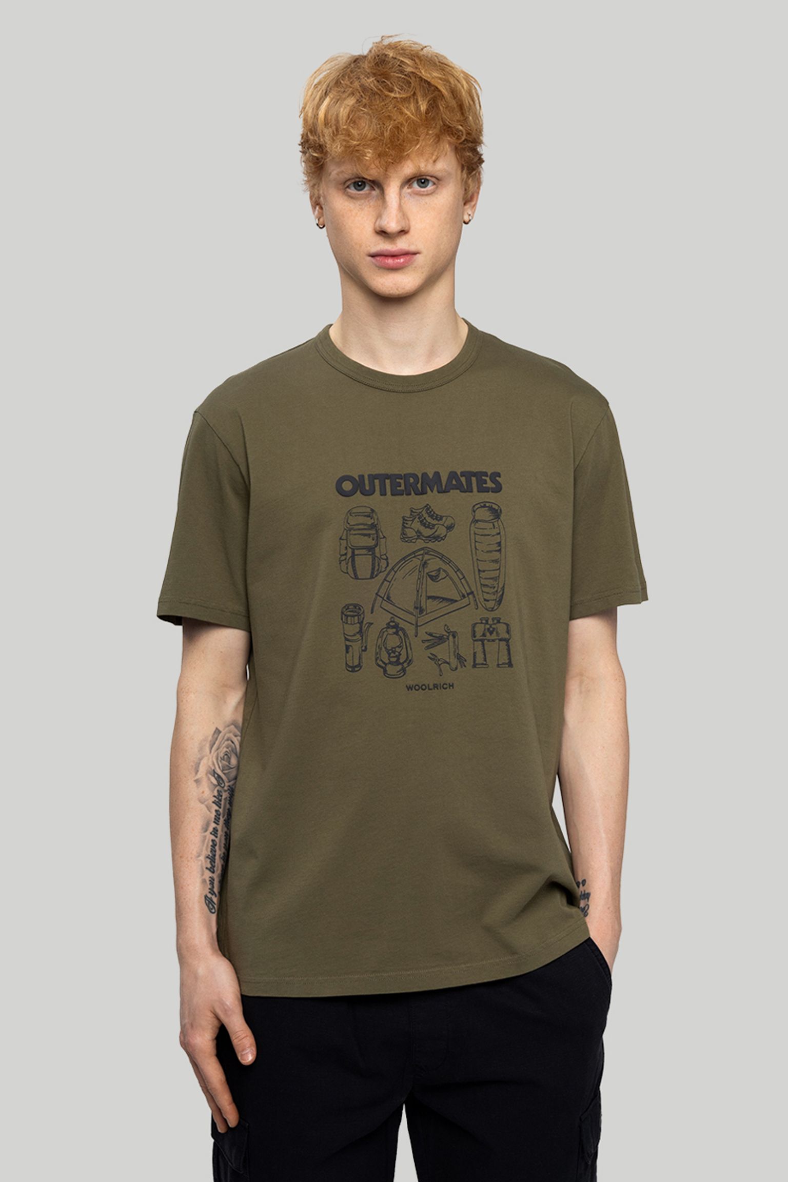 Футболка Woolrich OUTERMATES T-SHIRT