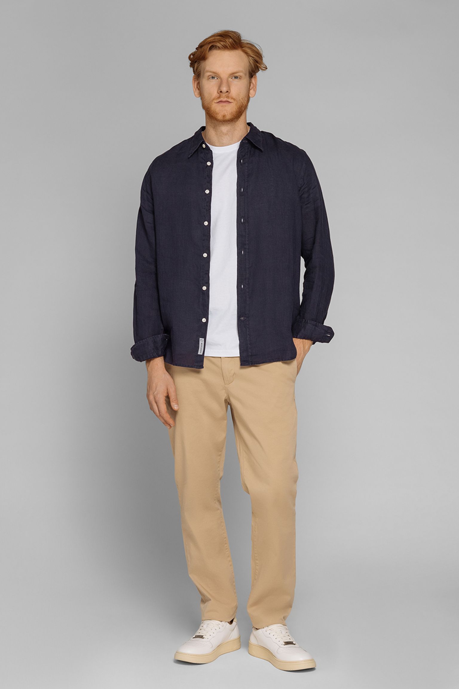 Сорочка Woolrich LINEN SHIRT