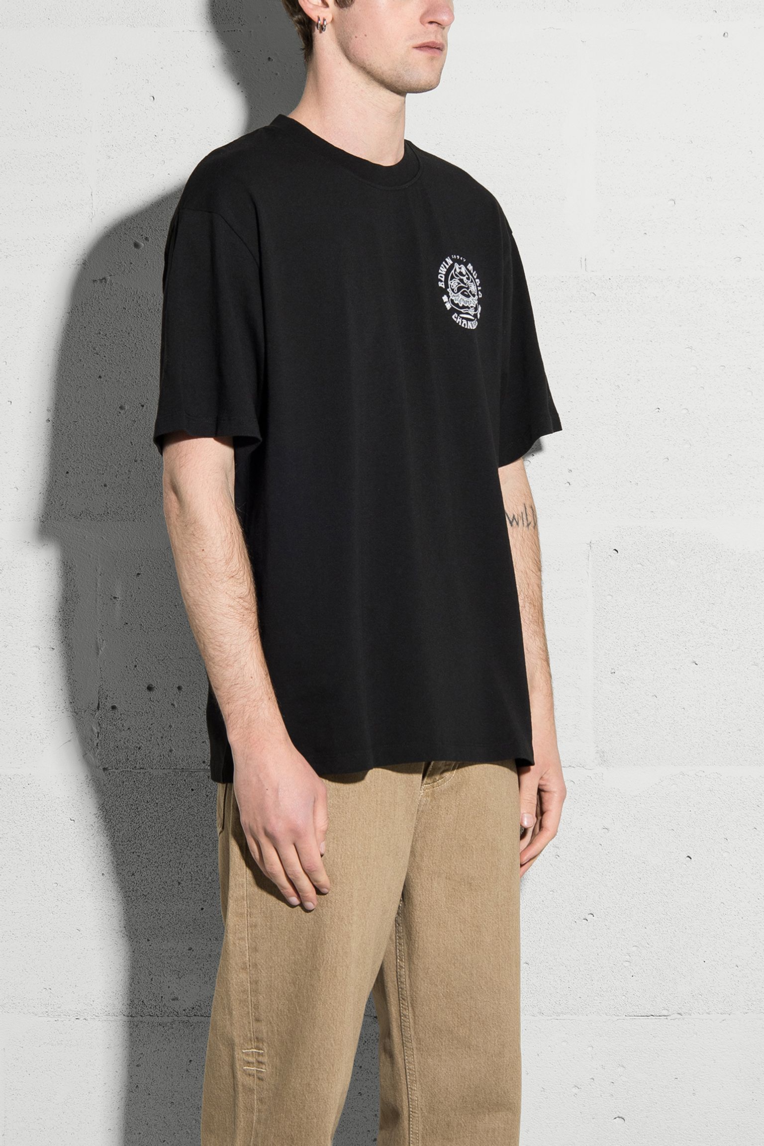 Футболка Music Channel TS Single Jersey Black garment washed с доставкой
