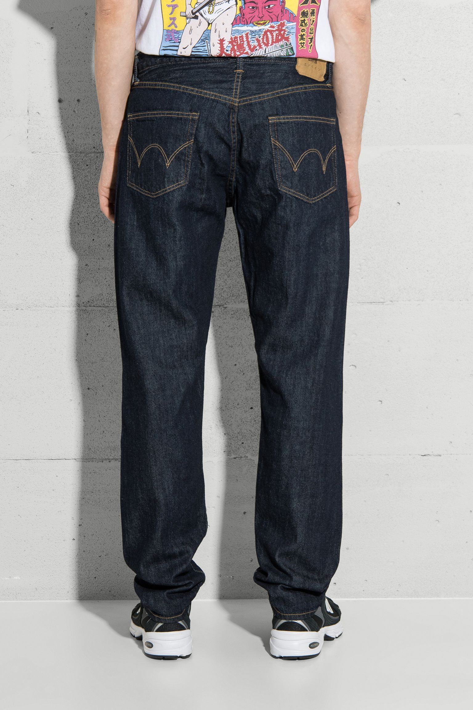 Стильные Джинсы Regular Tapered Kaihara, Indigo Lightweight Red Selvage Blue rinsed