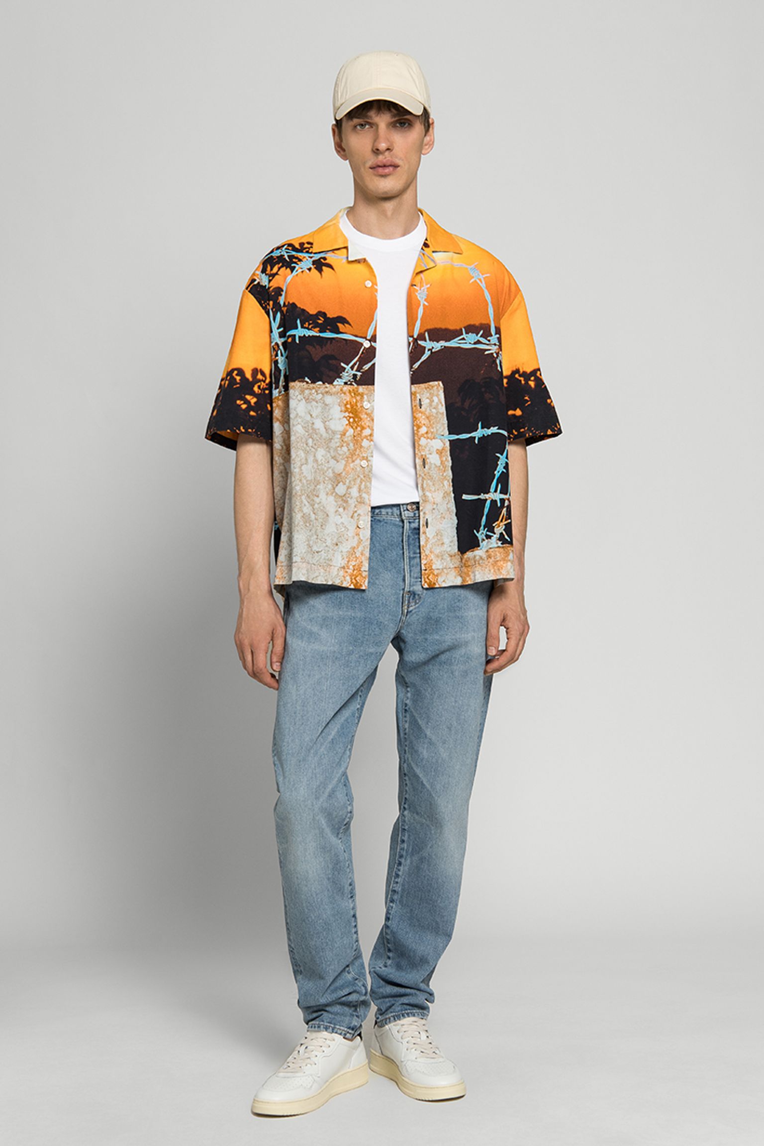 Рубашка Laidbug Yushi Arimura Shirt SS AOP Crepe с доставкой