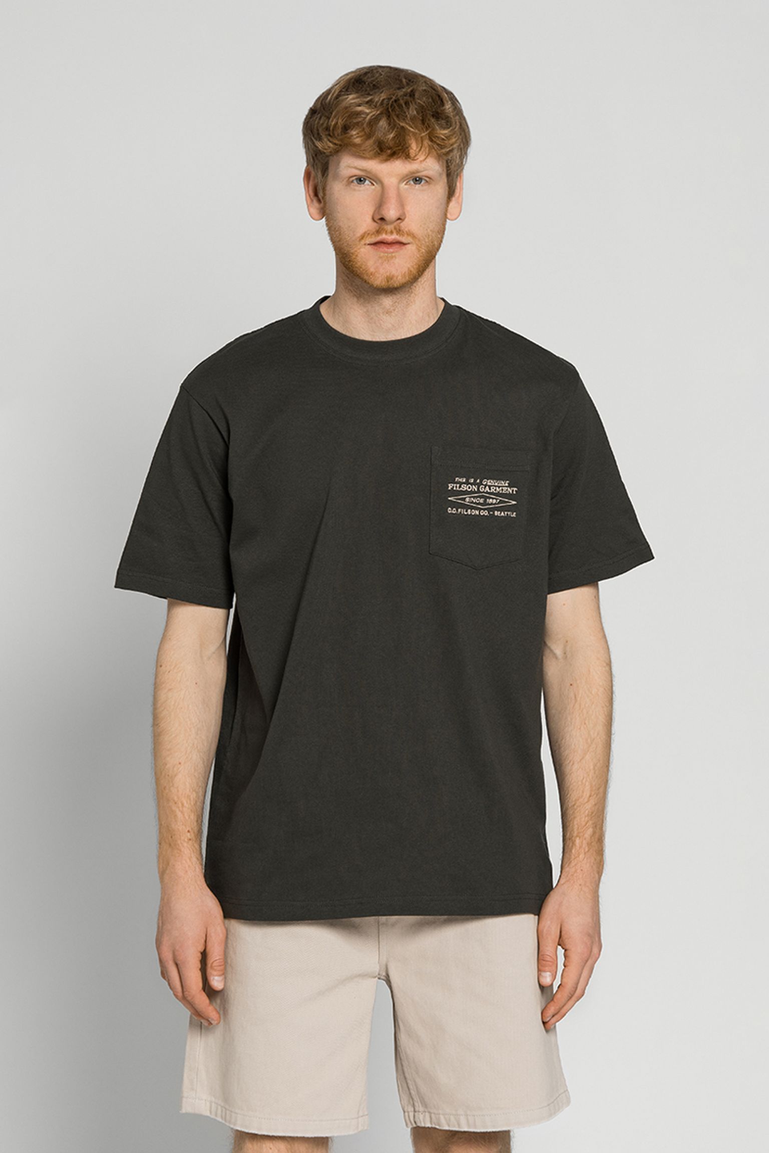 Футболка S/S EMBROIDERED POCKET T-SHIRT