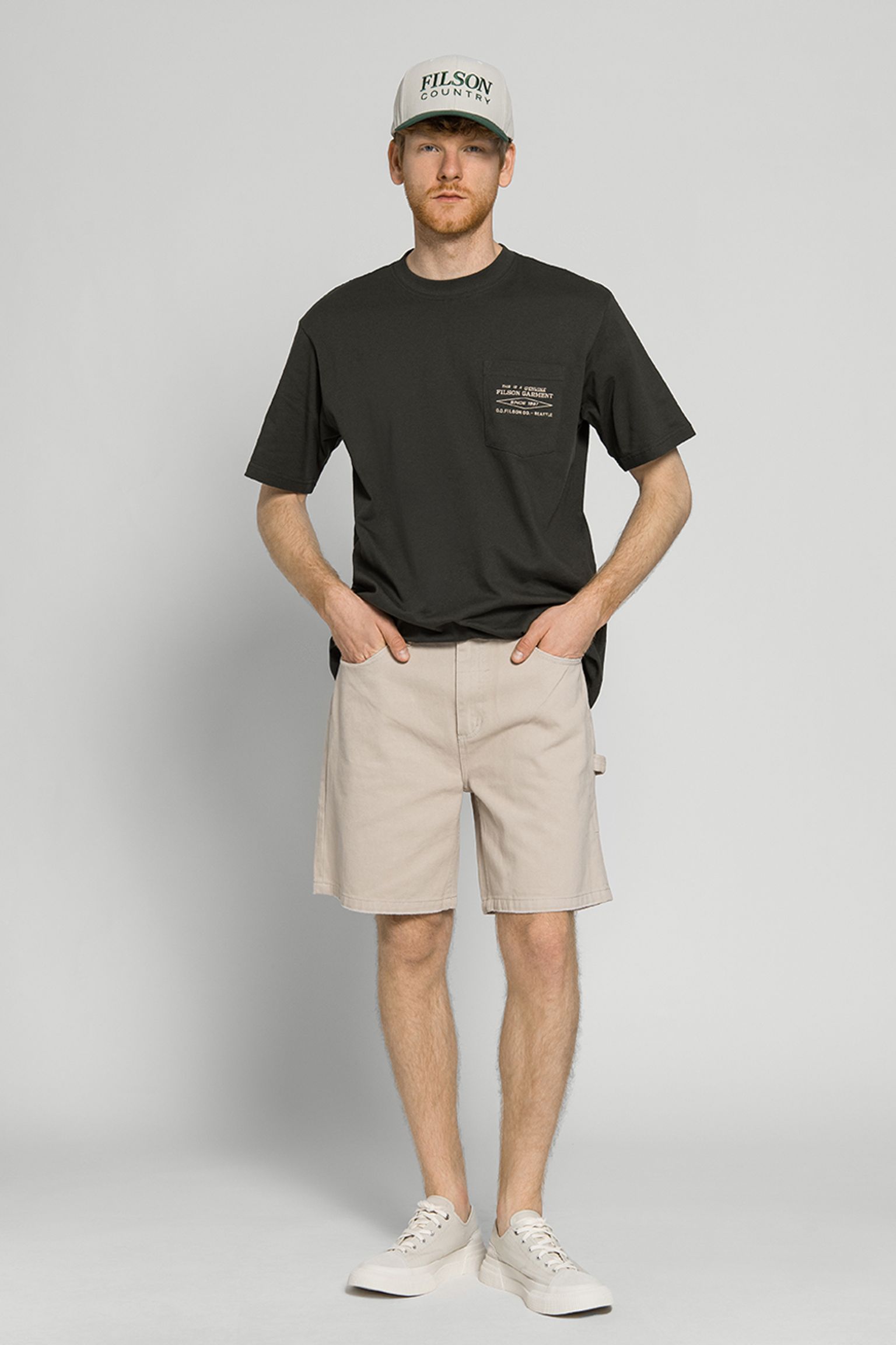 Футболка S/S EMBROIDERED POCKET T-SHIRT с доставкой