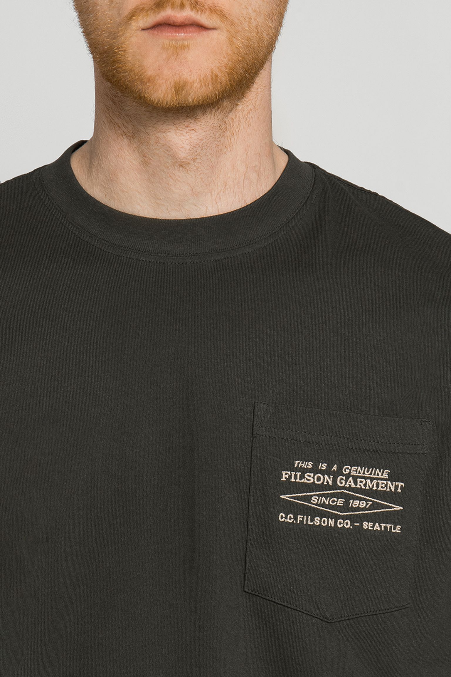 Широкий выбор Футболка S/S EMBROIDERED POCKET T-SHIRT