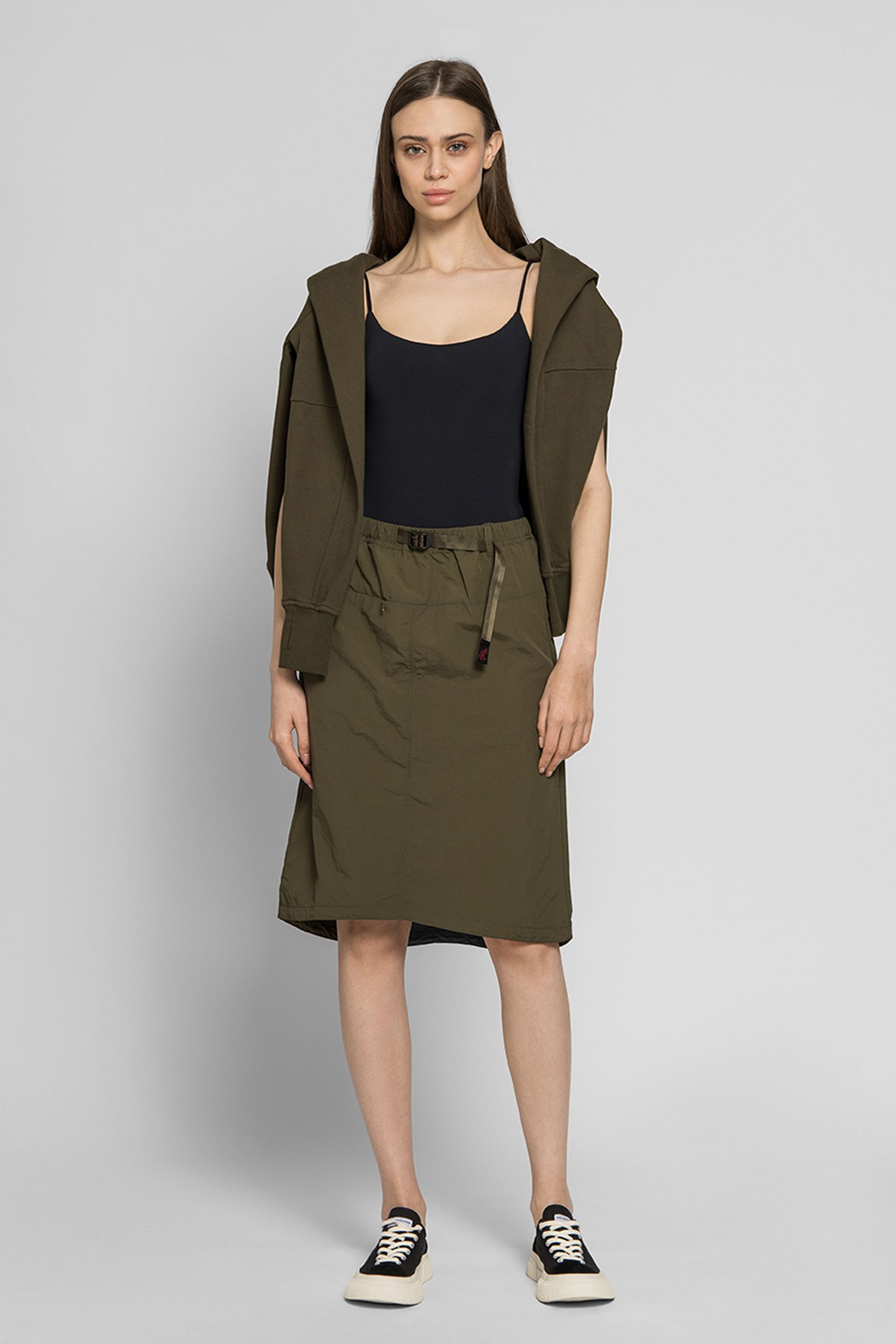 Спідниця NYLON PACKABLE MIDI SKIRT купити в Україні