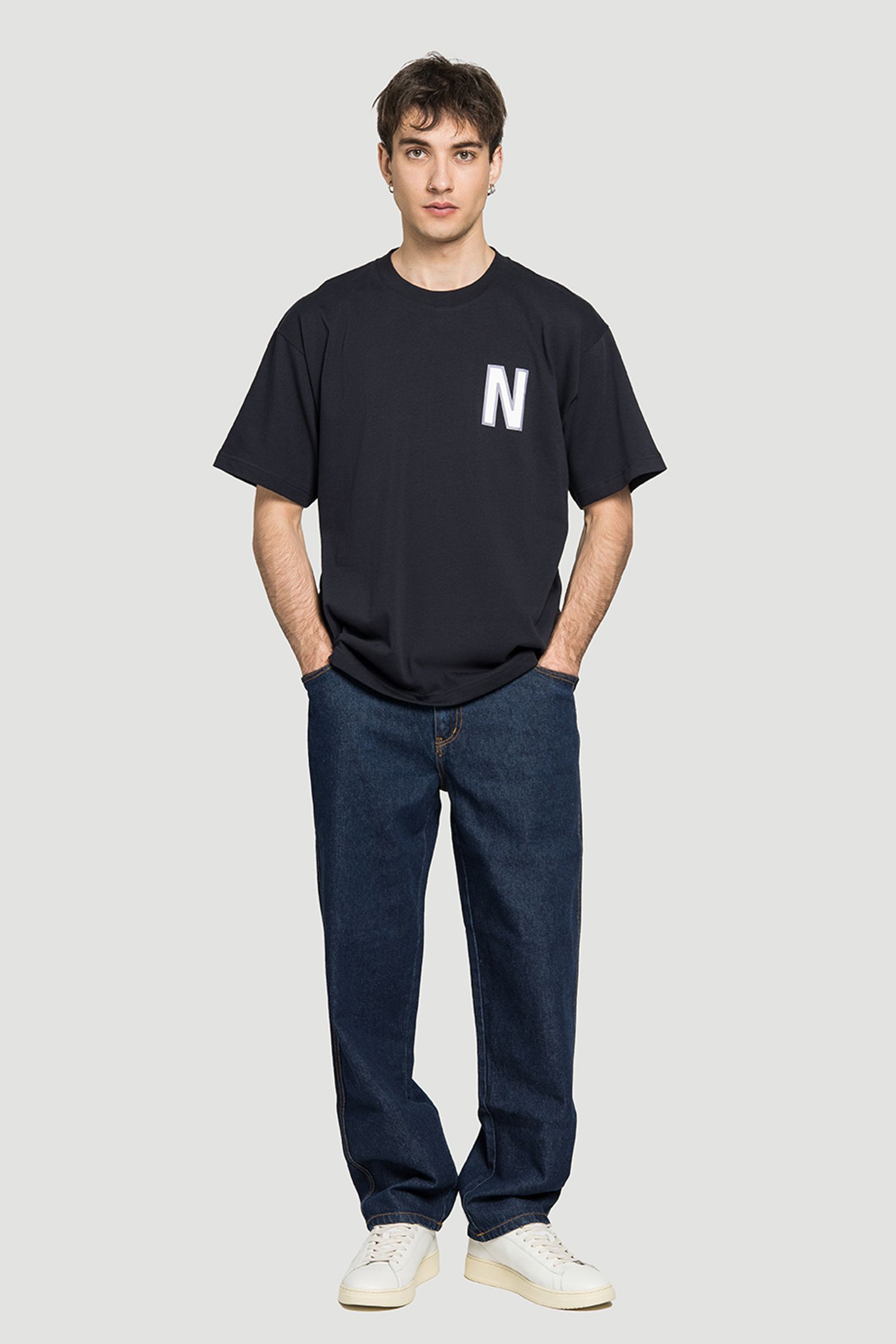 Футболка   Simon Loose Organic Heavy Jersey Large N T-Shirt с доставкой
