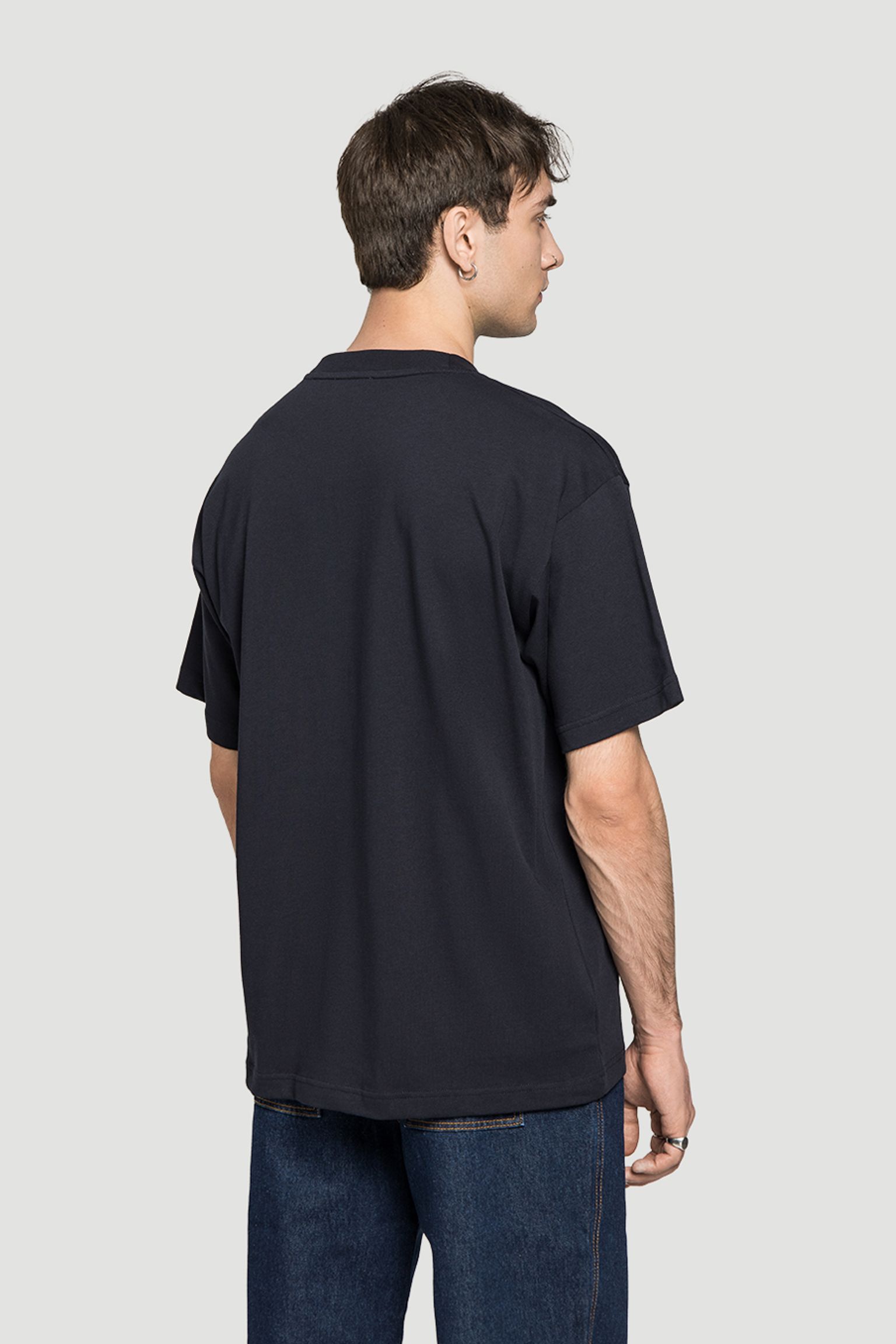 Стильные Футболка   Simon Loose Organic Heavy Jersey Large N T-Shirt