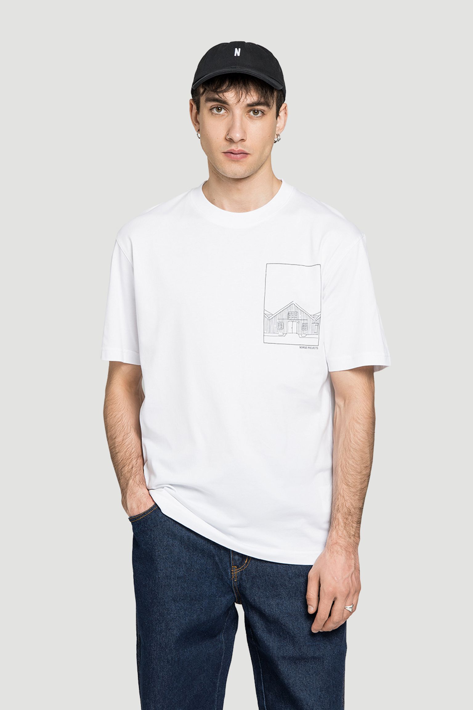 Футболка   Johannes Organic Kanonbadsvej Print T-shirt купить в Украине