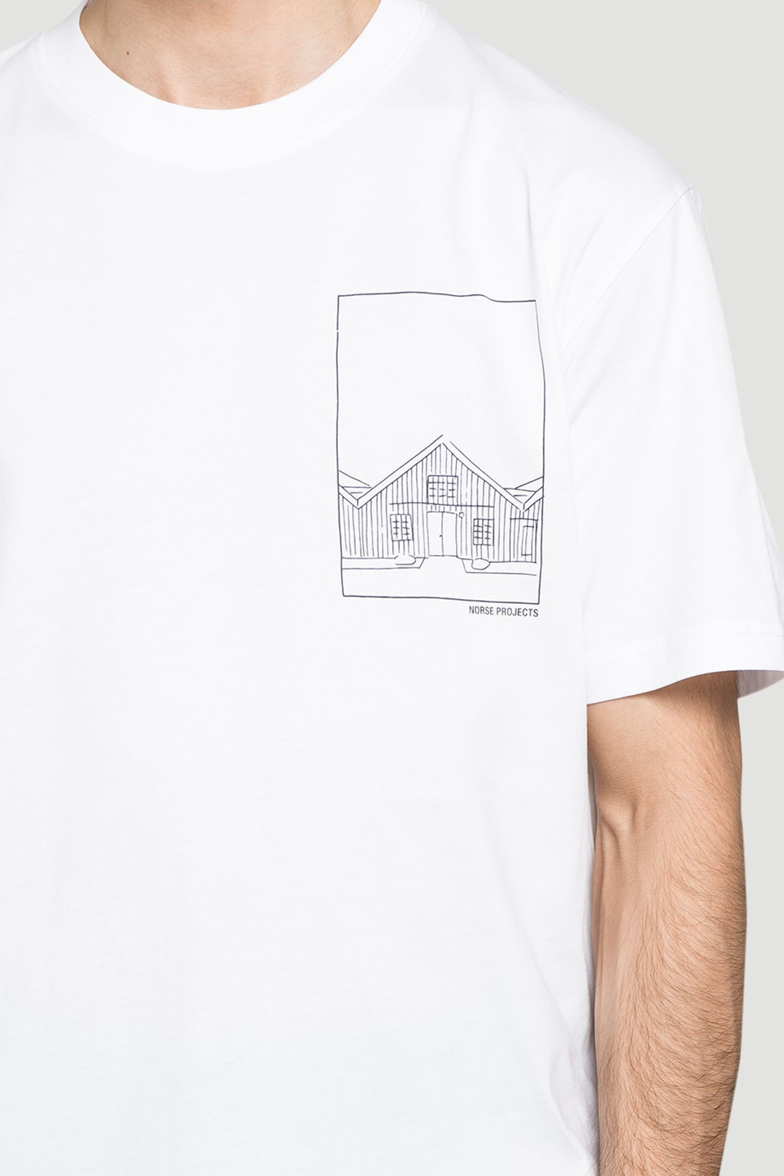 Широкий выбор Футболка   Johannes Organic Kanonbadsvej Print T-shirt