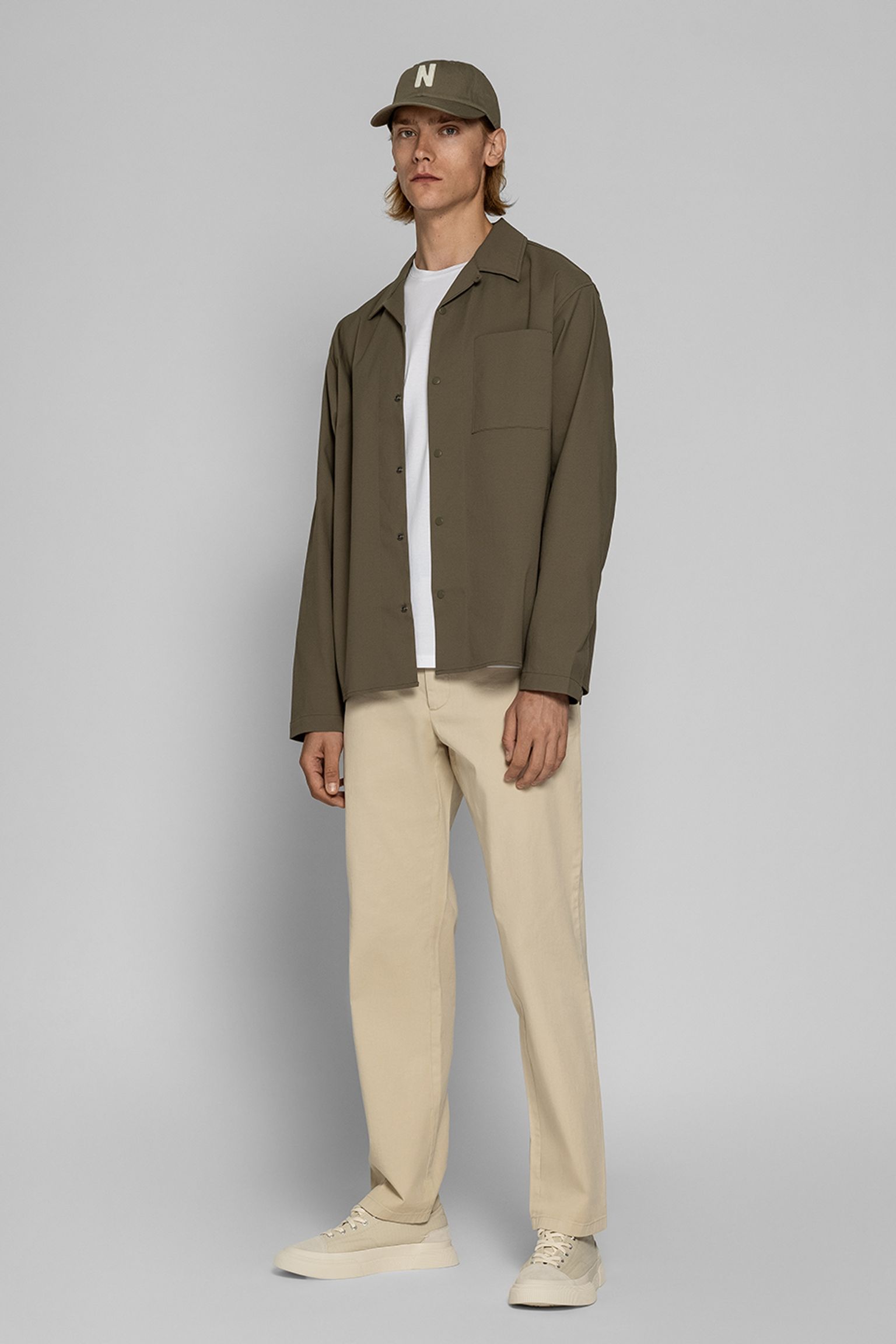 Рубашка NORSE PROJECTS Carsten Solotex Twill Shirt LS с доставкой