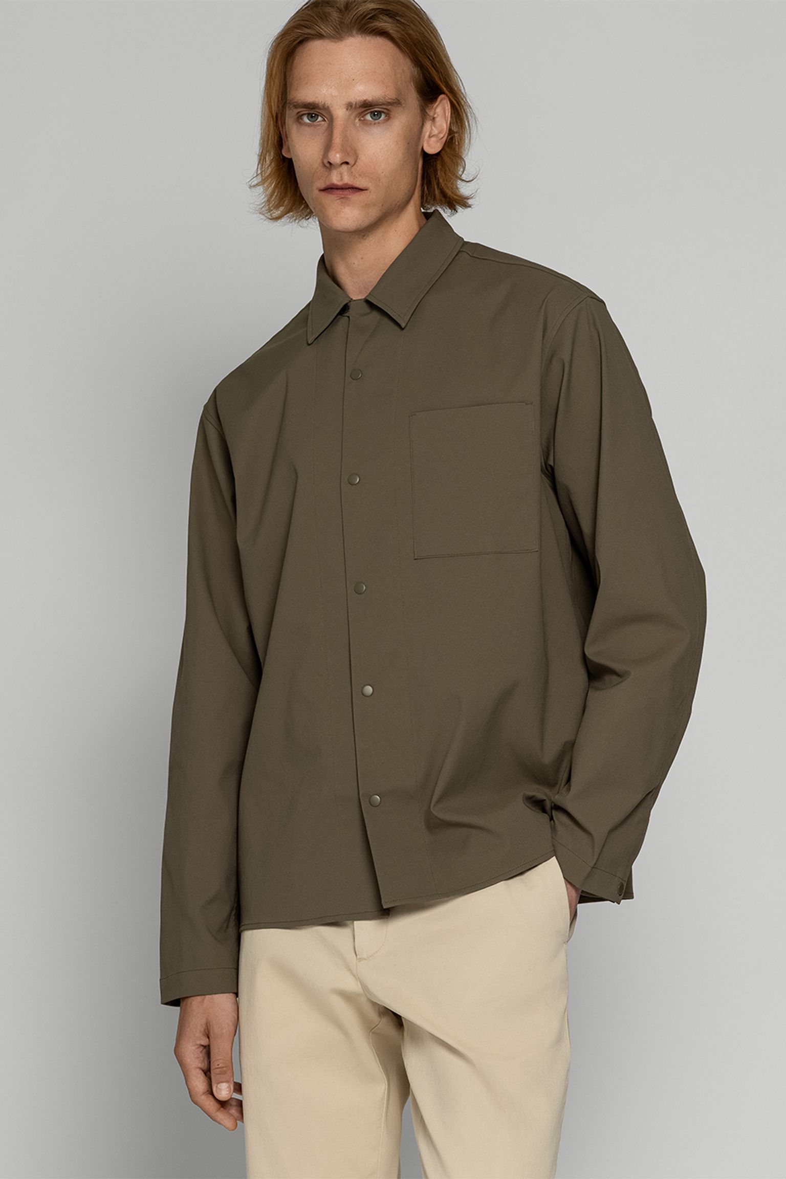 Широкий выбор Рубашка NORSE PROJECTS Carsten Solotex Twill Shirt LS