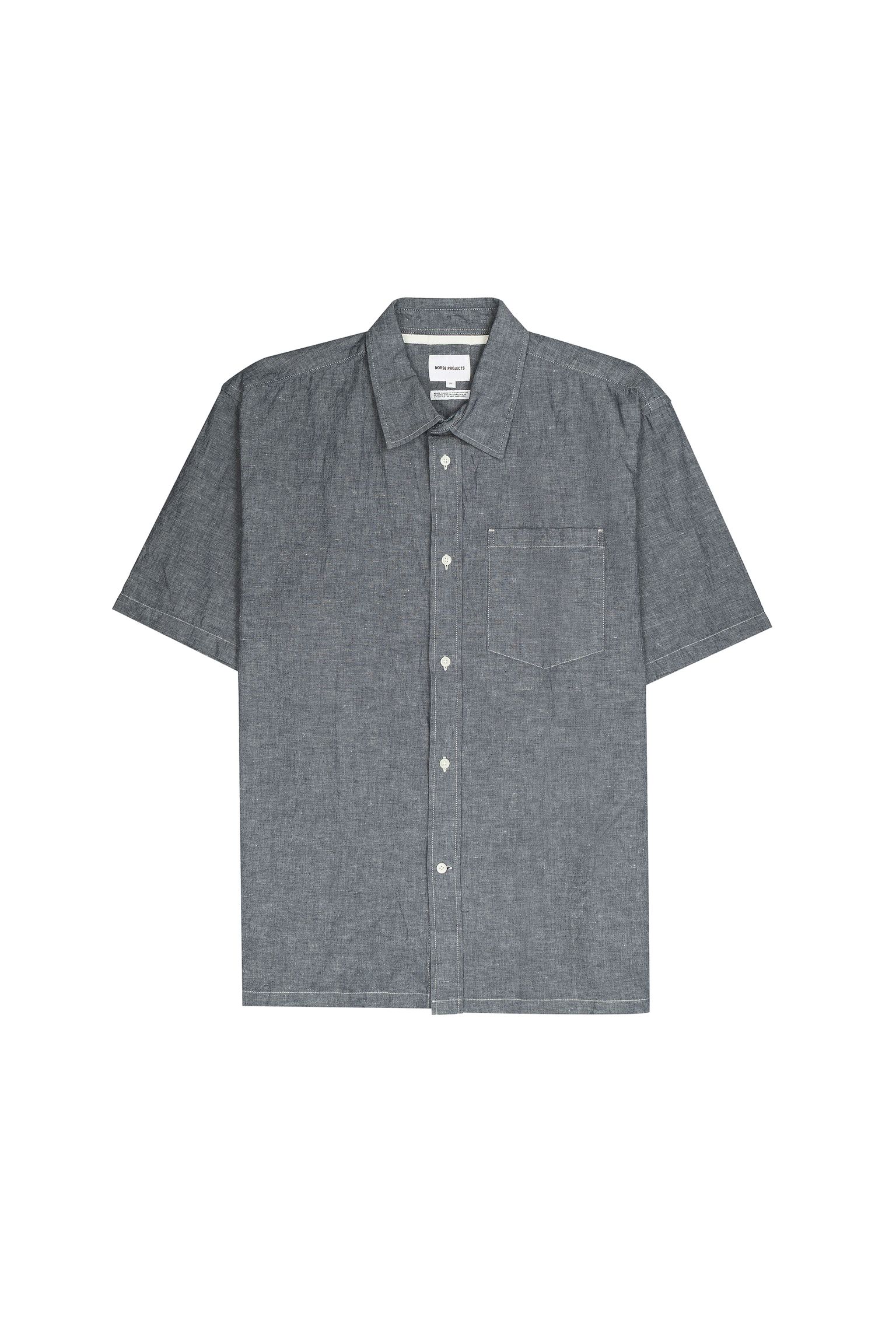Рубашка NORSE PROJECTS Ivan Relaxed Cotton Linen SS Shirt купить
